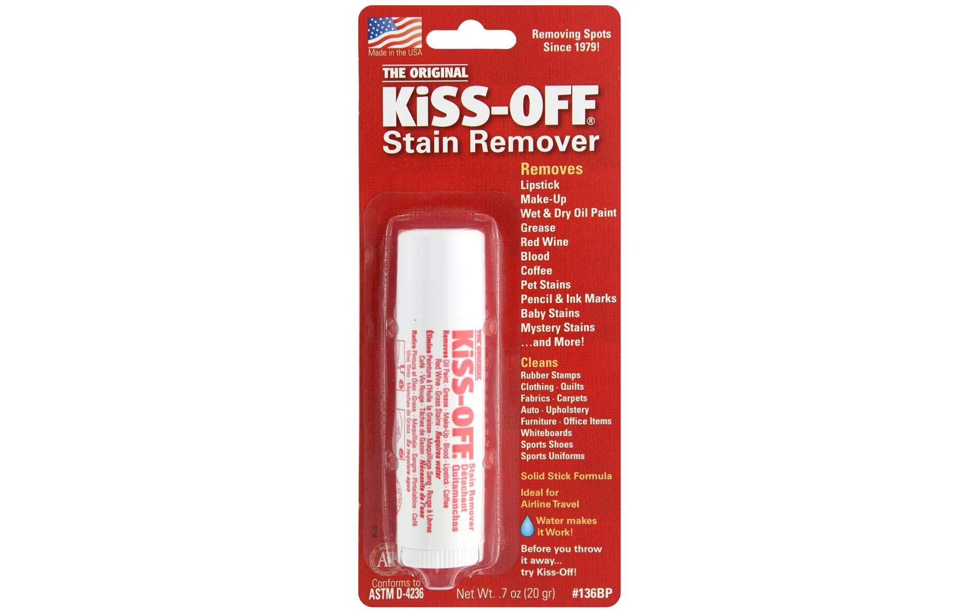 Kiss-Off Stain Remover-.7oz