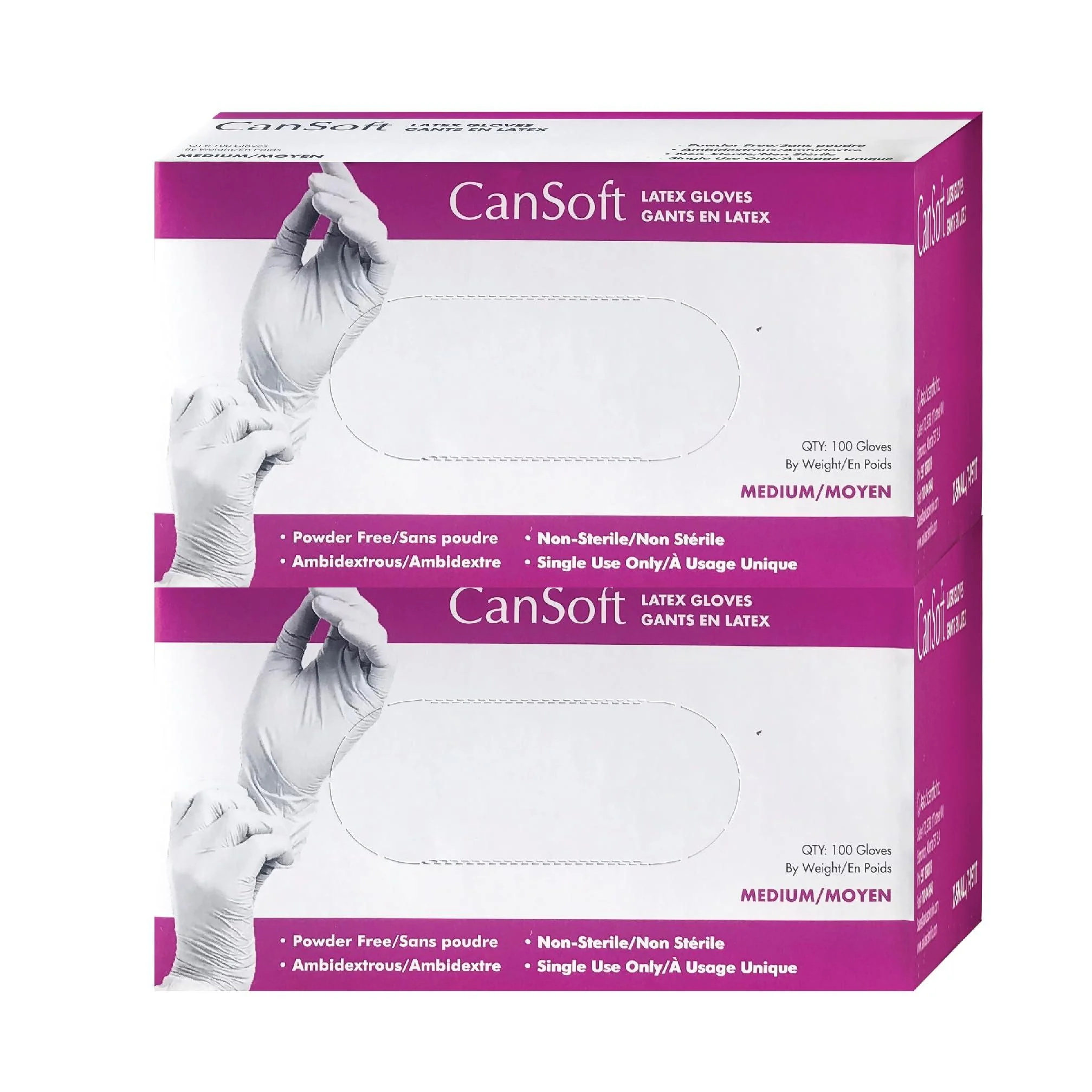 Latex Glove Powder Free (M Pack Of 2) - Aaka