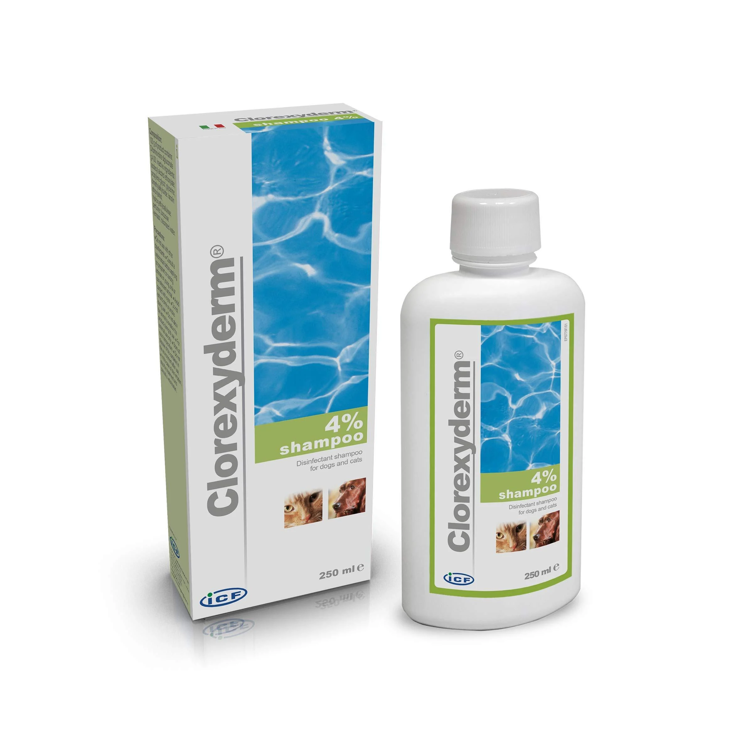 ICF Clorexyderm Shampoo 4% for dogs and cats - 250 ml
