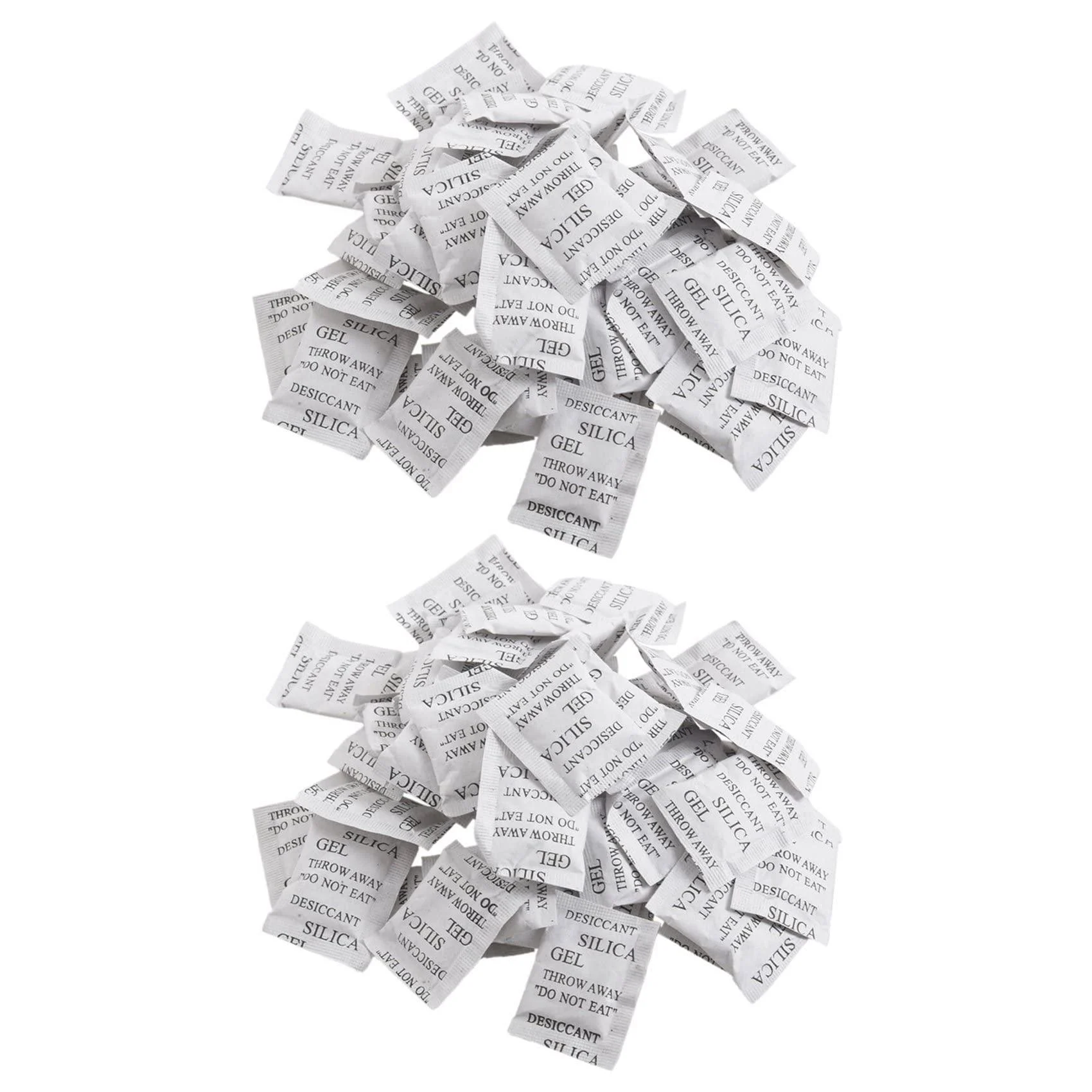 Dawafit 100pcs Silica Desiccant Moisture Absorber Bags Pouch