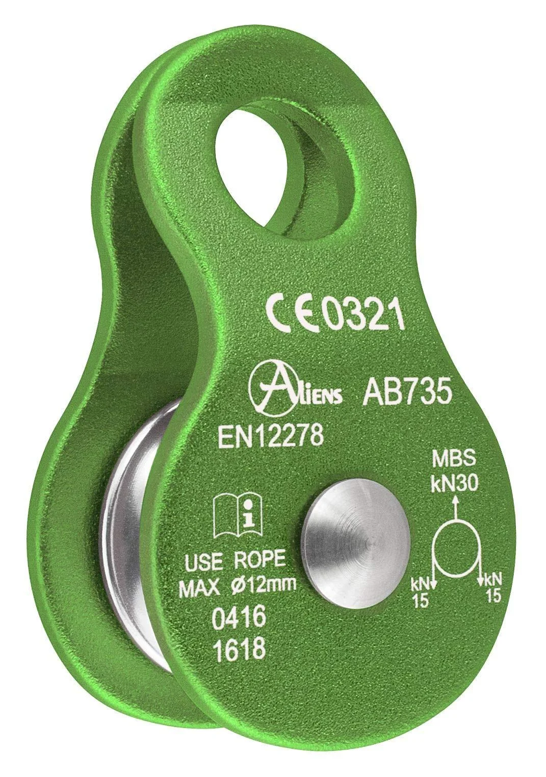 Aliens pulley standard pulley color: green - GBBO