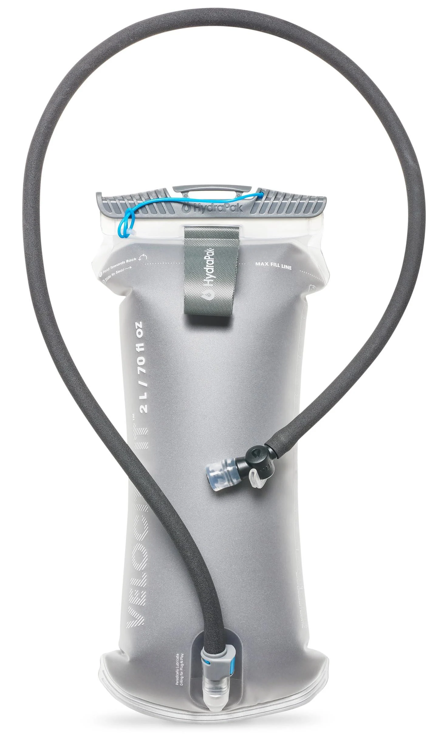 Hydrapak velocity IT isolated water bubble/container for running vests 2 liters reversible for easy cleaning safe and reliable 2 L Clear