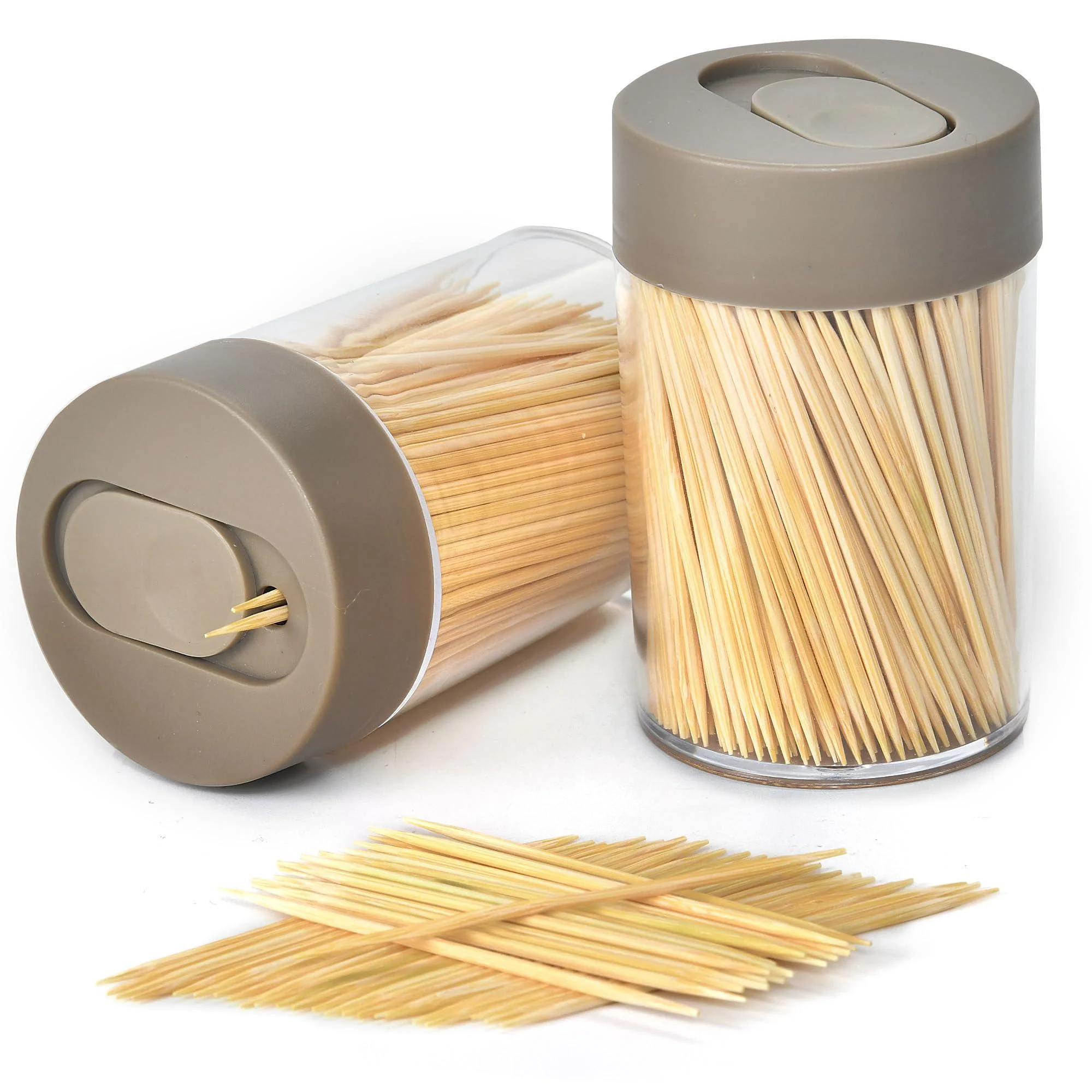 1000 Count Toothicks Wood Round Single-Point Toothicks YQ-1000