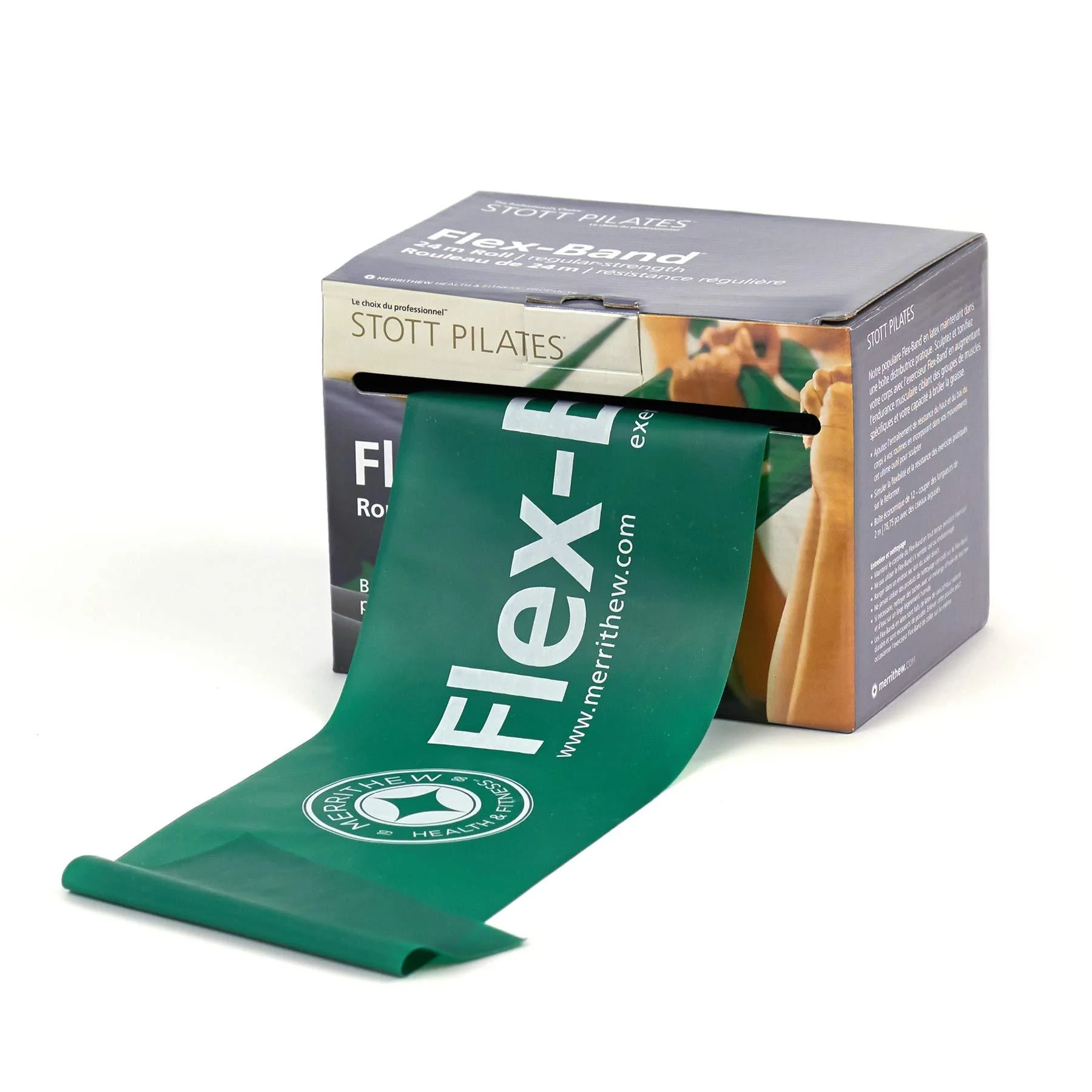 STOTT PILATES Flex Band Roll Green Regular Strength