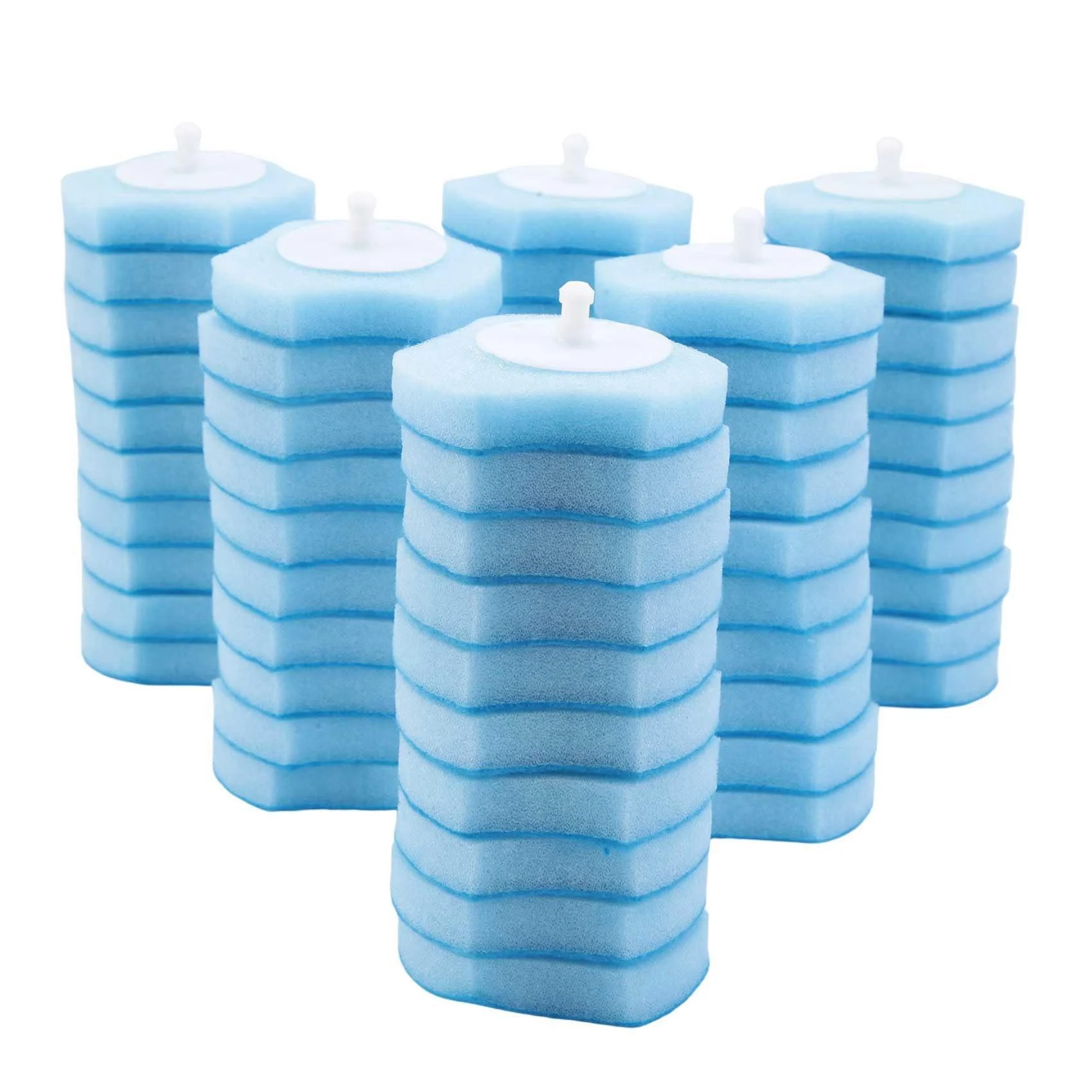 vdha Disposable Toilet Cleaning System Disposable Toilet Flushable Refill Brush Flushable Refills - 60 Refills