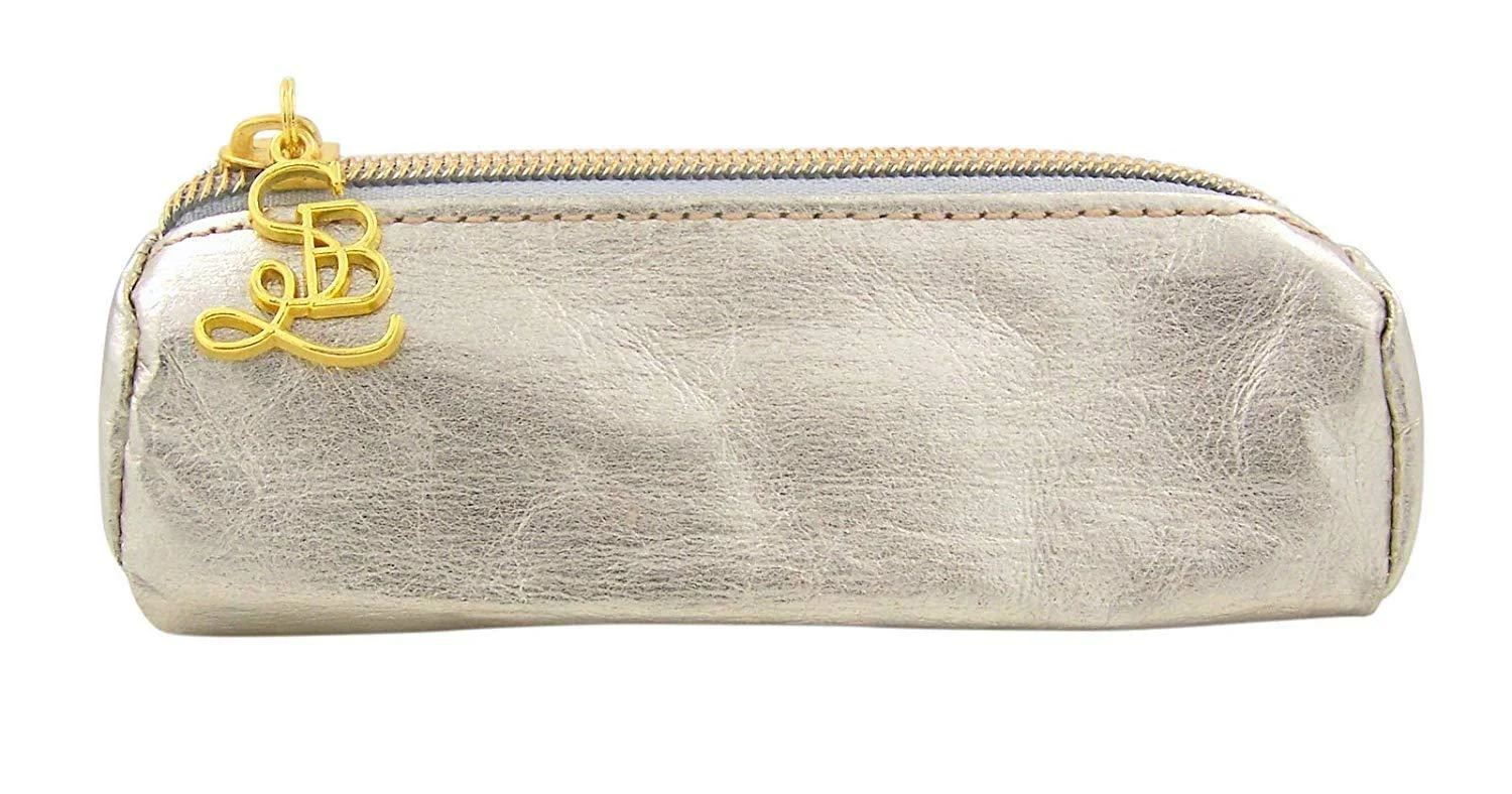 Metallic Champagne with Microfiber Cleaning Cloth 5 Inch - Coin Pouch