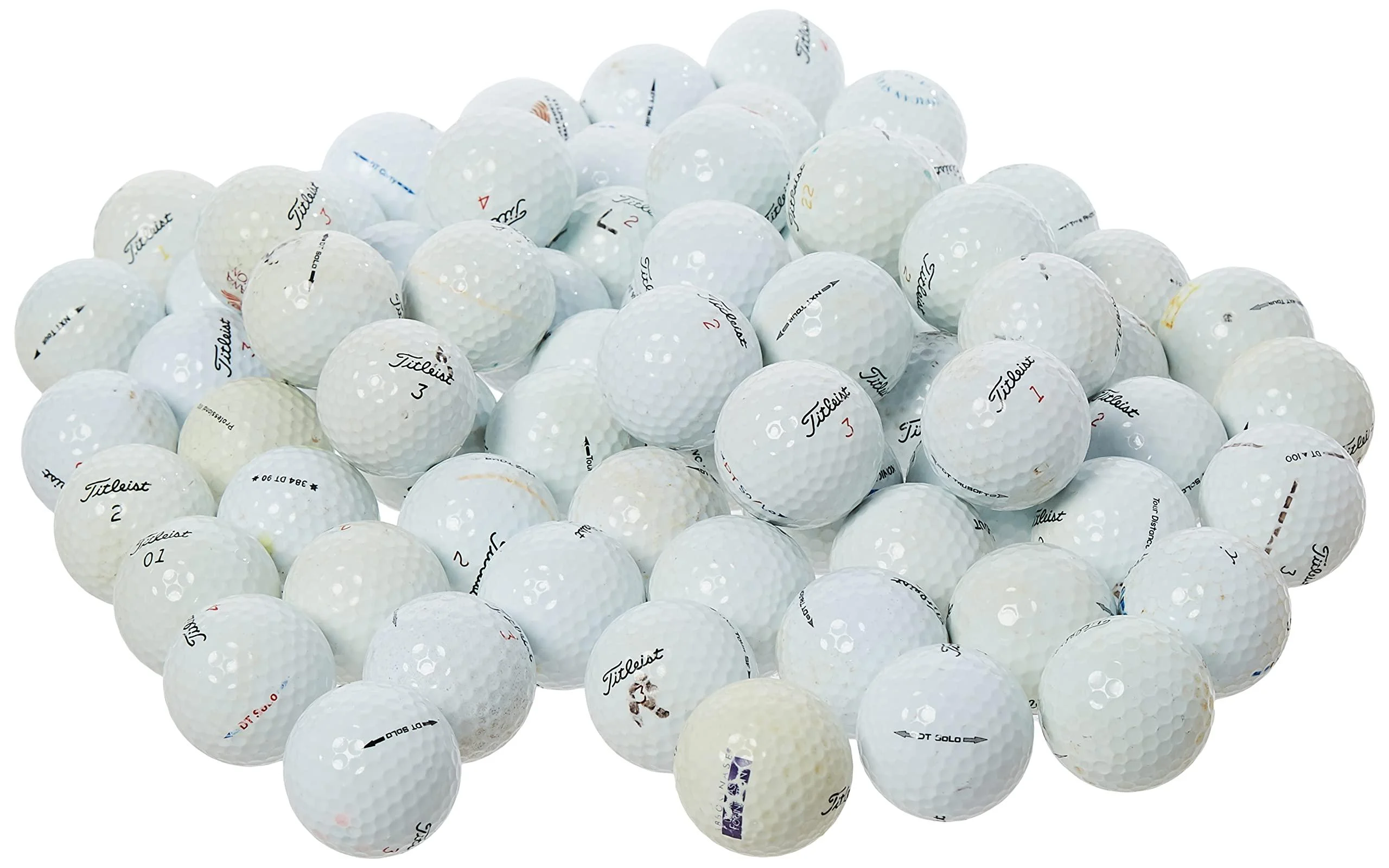 PG Premium Mix Golf Balls - Great Styles! 100 Used Premium Golf Balls (AAA Reload Pro V1 NXT DT Solo HVC Tour Soft Mix Golfballs), One Color