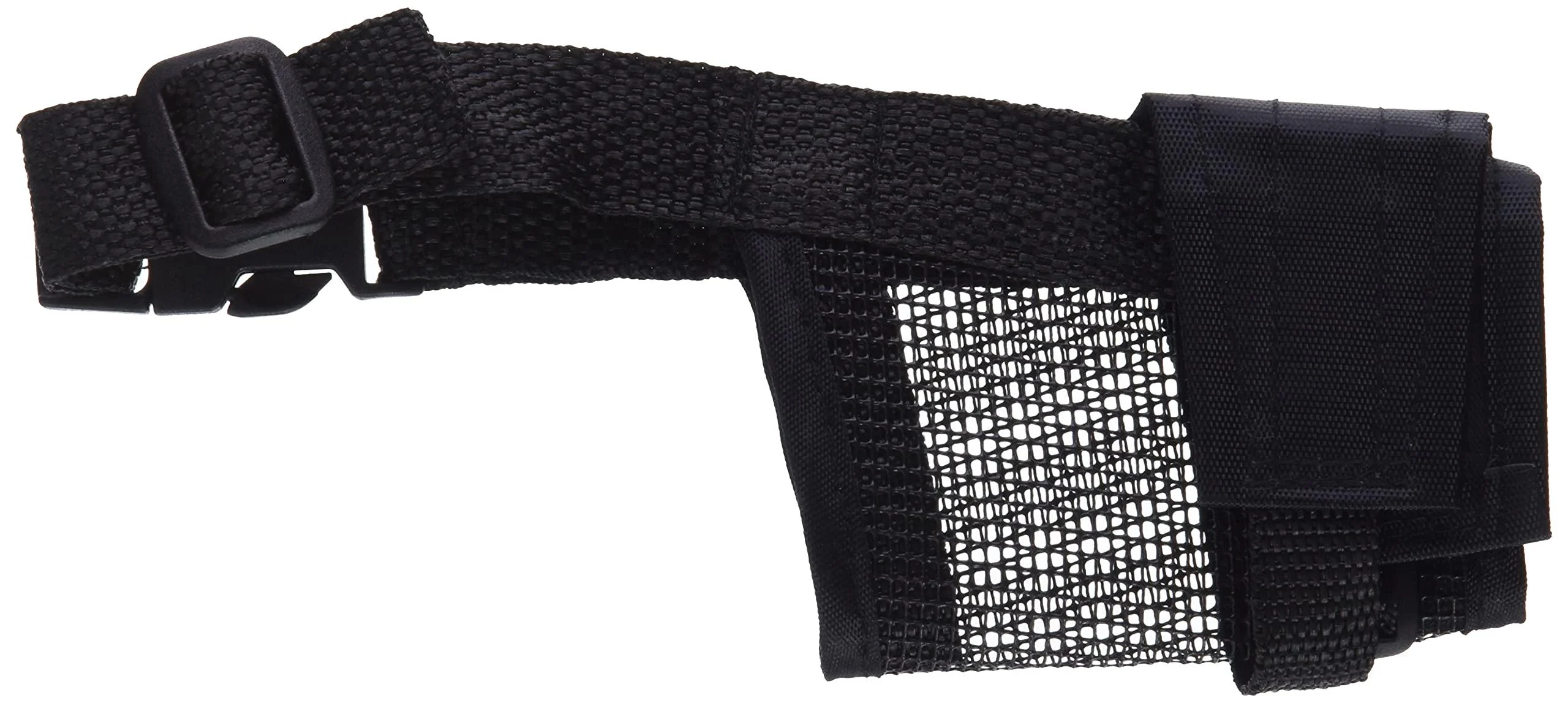 Trixie 19261 muzzle with mesh insert polyester S black black 1 piece (1 pack)