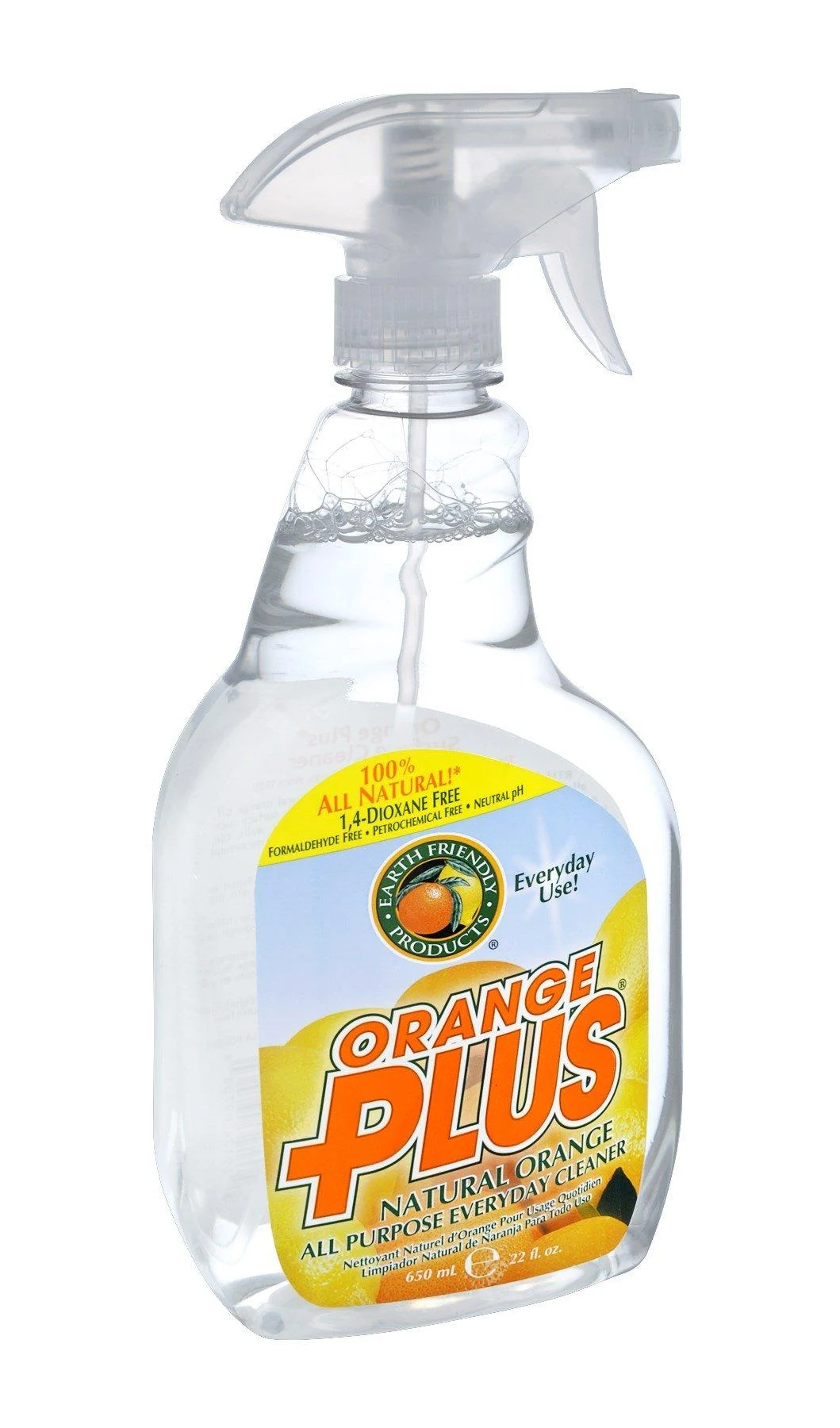 Earth Friendly Products RTU Orange Plus All Purpose Household Cleaner 22 Ounces (Pack of 12)