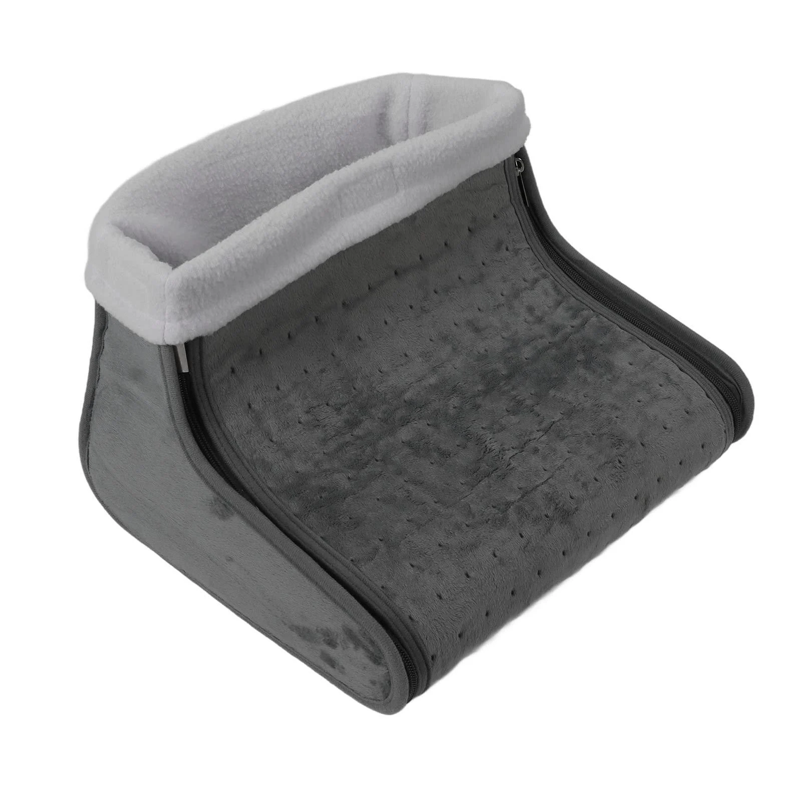 Huairdum Foot Heating Pad Multifunctional Easy-care Fast Heating Foot Heating Blanket with Controller for Home Gray