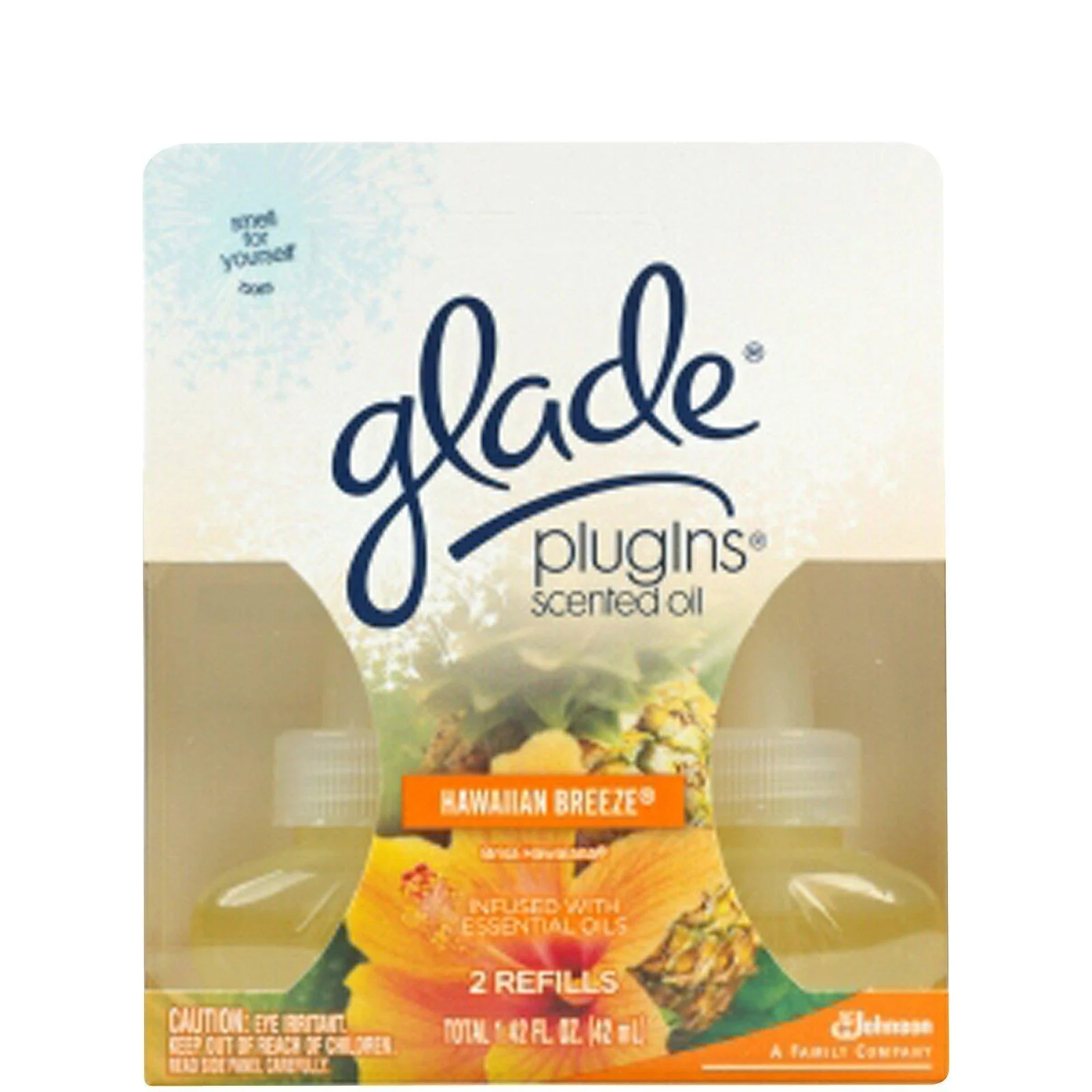 Glade Plugins Scented Oil Refill - Hawaiian Breeze - 2 ct