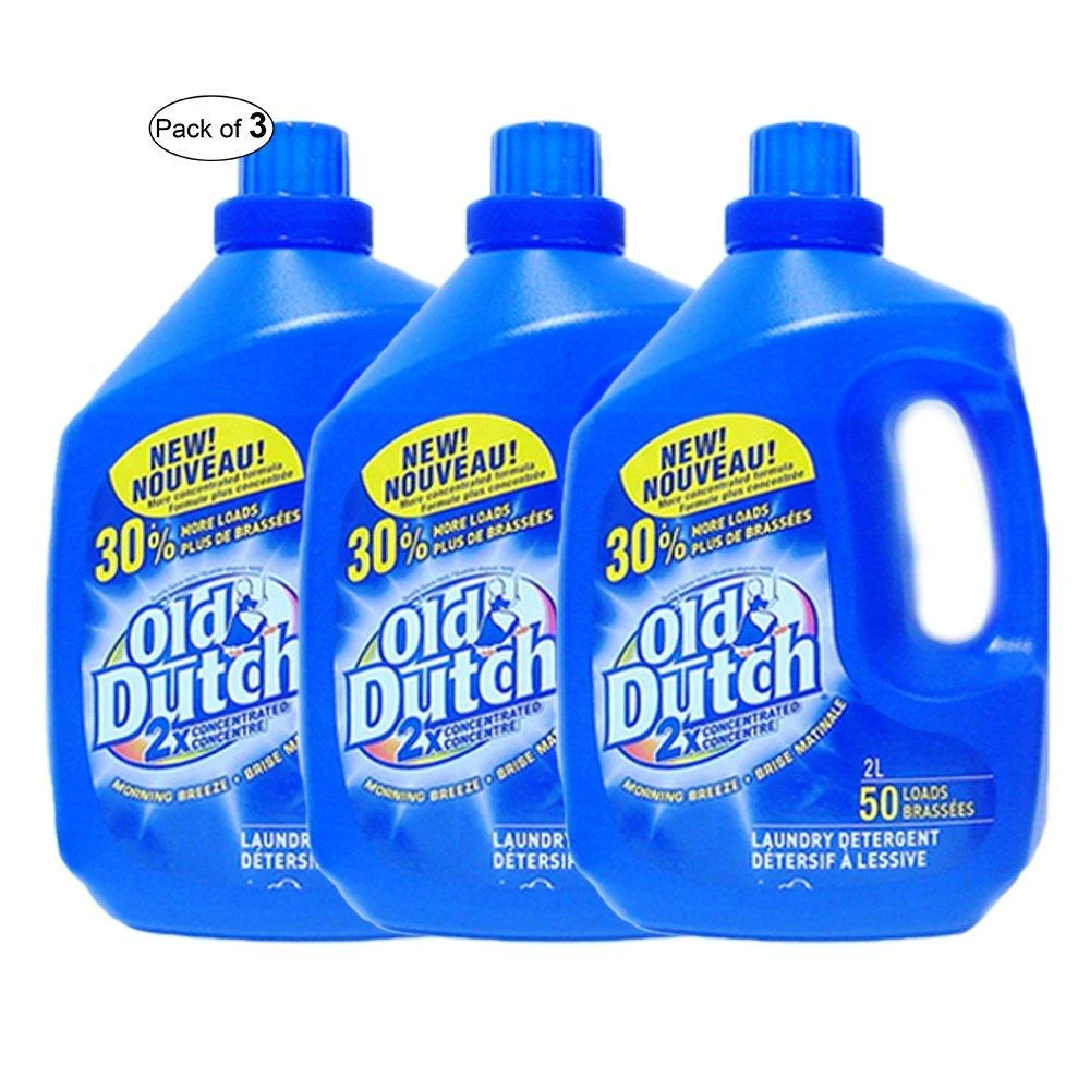 Old Dutch Liquid Laundry Detergent- Morning Breeze (2L) (Pack of 3)