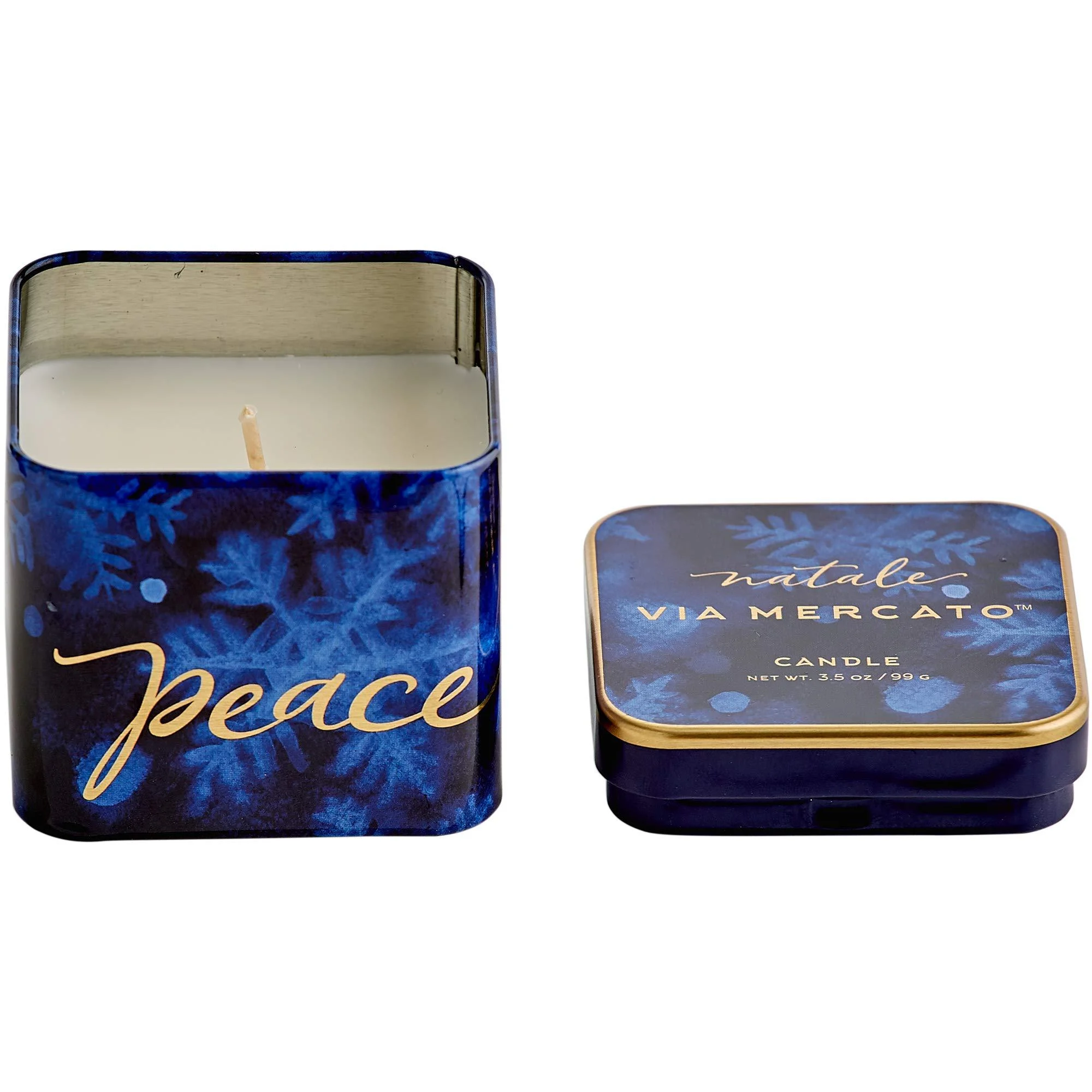 Natale Christmas HolidayGift Collection Peace Candle (25115PC) - Via Mercato