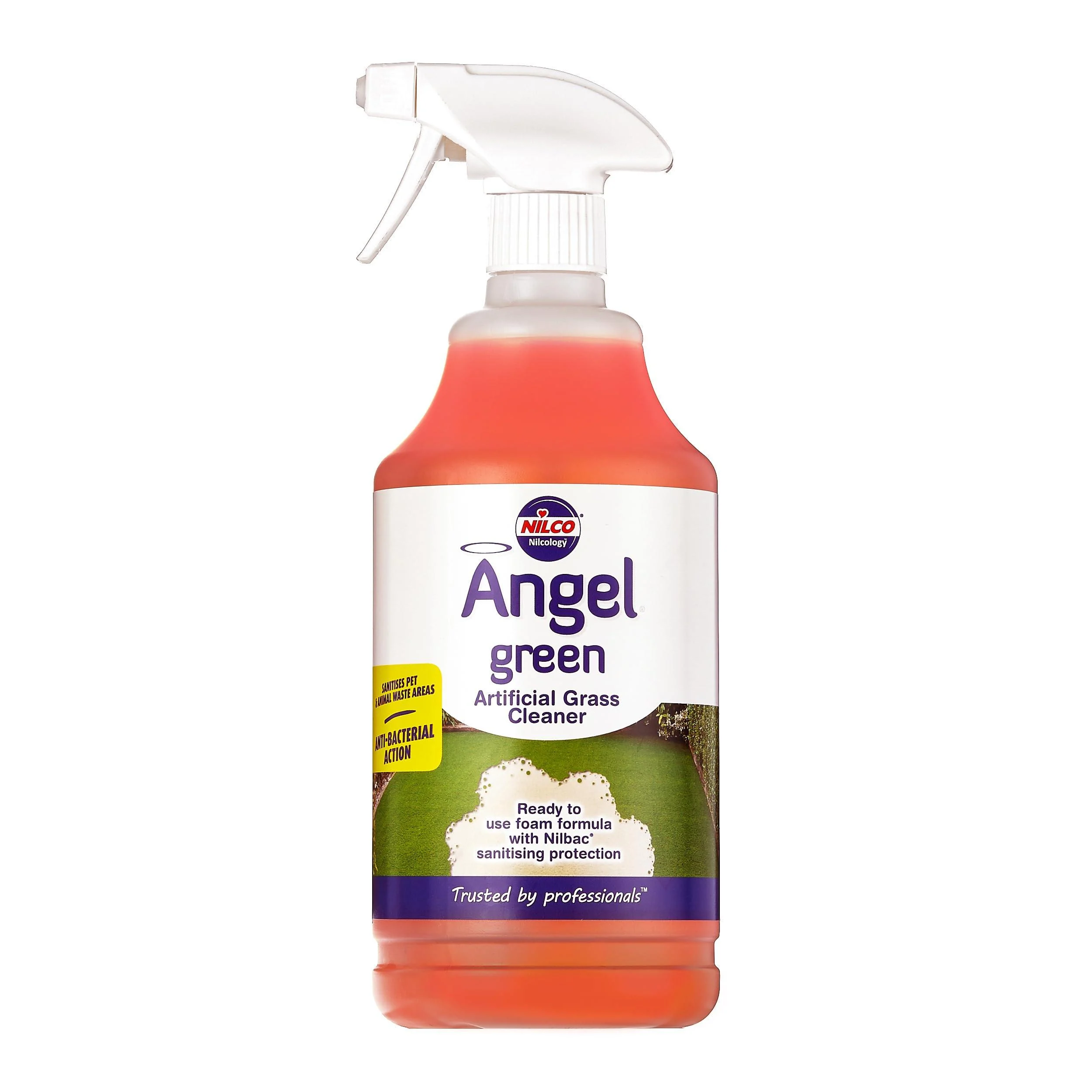 Nilco Angel Green - Artificial Grass Foam Cleaner & Trigger 1L