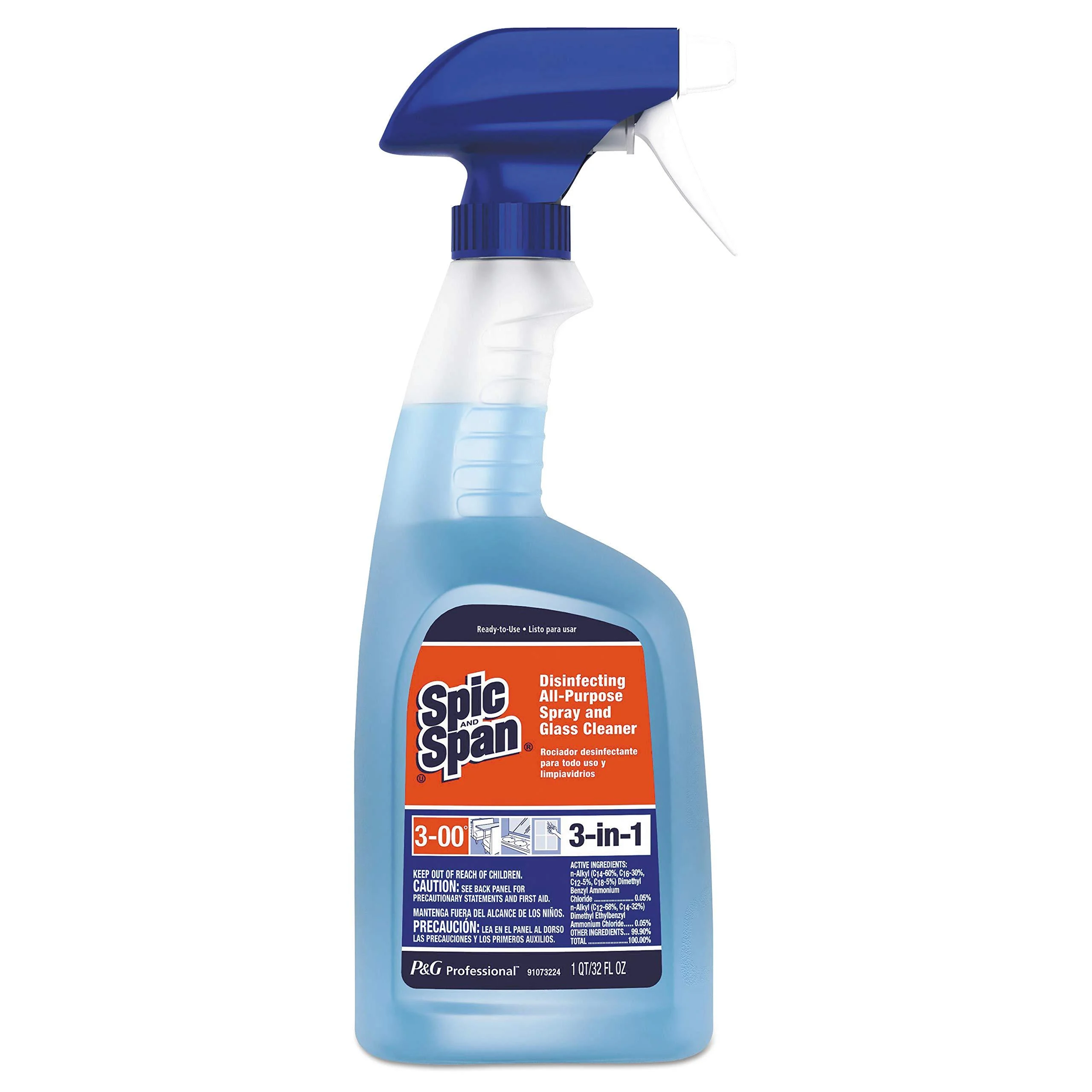 Spic and Span Disinfecting All-Purpose Spray And Glass Cleaner Fresh Scent 32 Oz Spray Bottle