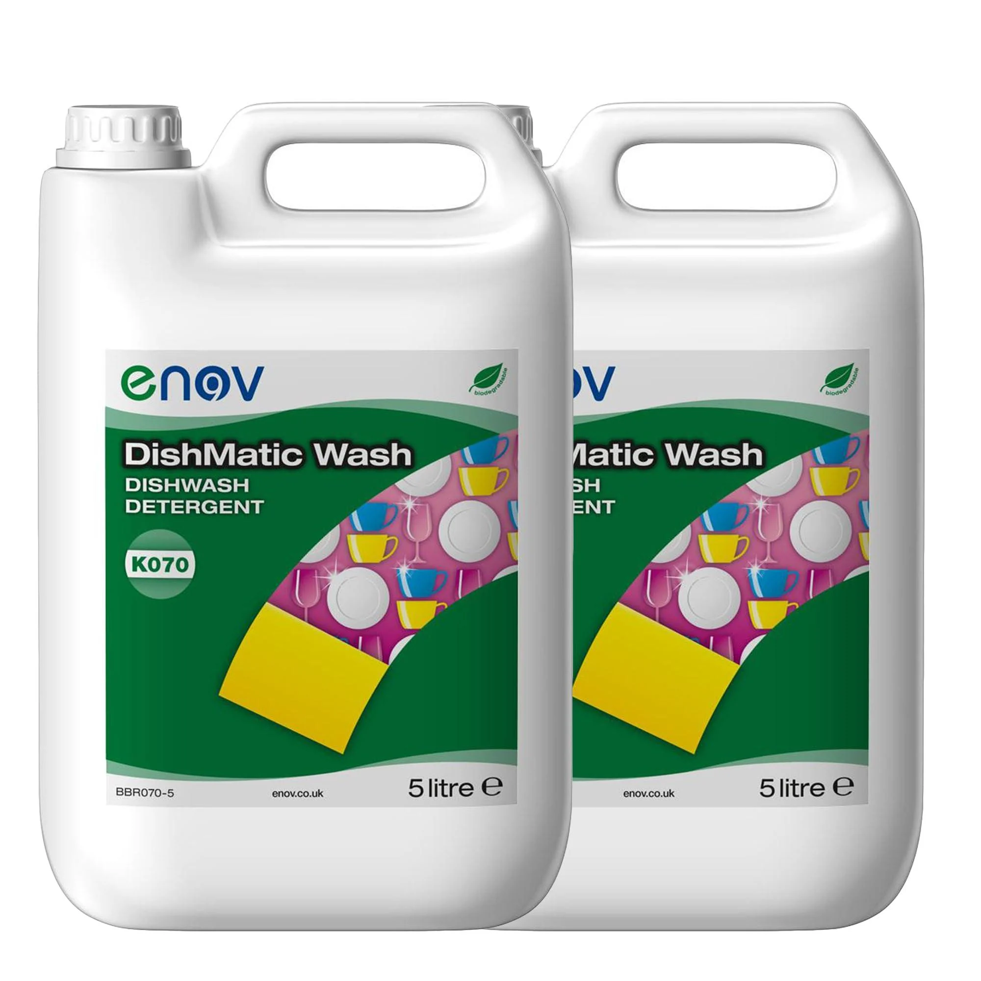 Enov K070 DishMatic Dishwash Detergent 2 x 5 Litre