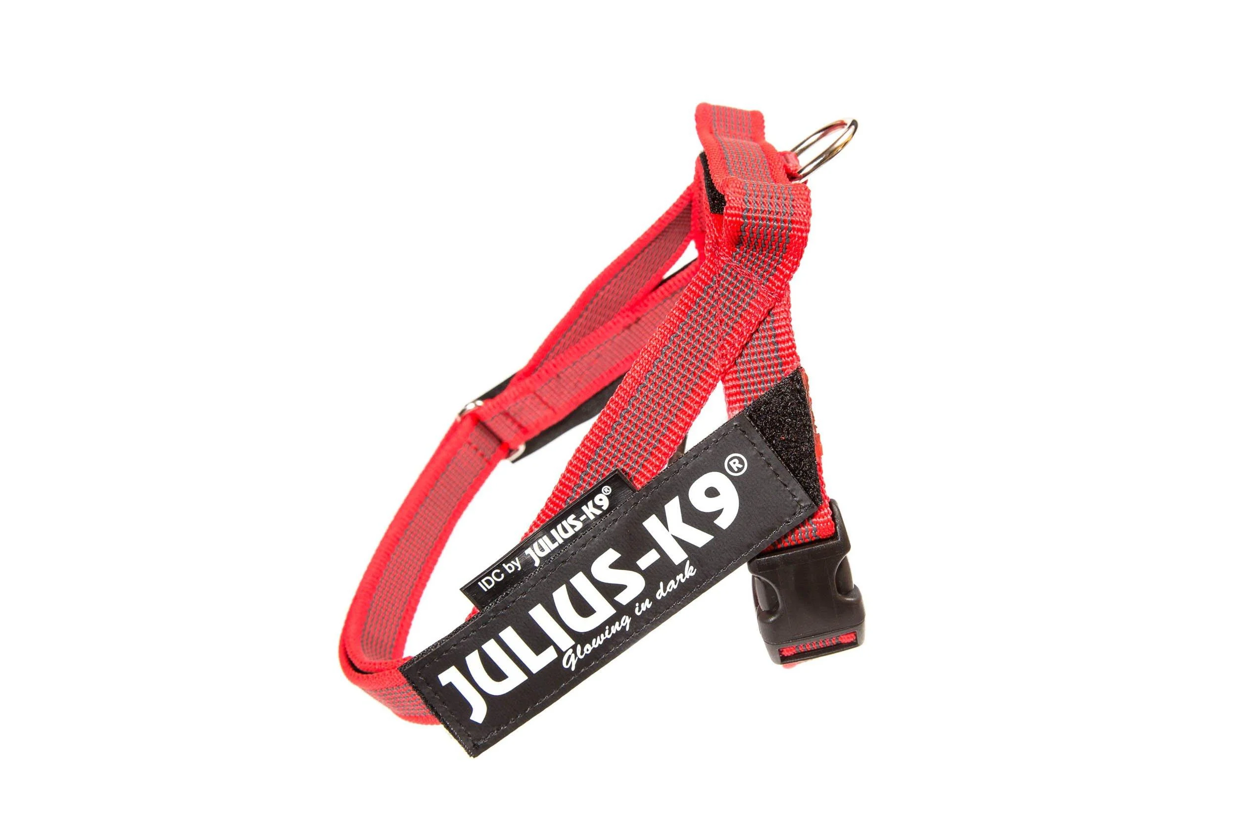 Julius-K9 Color & Gray Belt Harness S / Mini red-grey