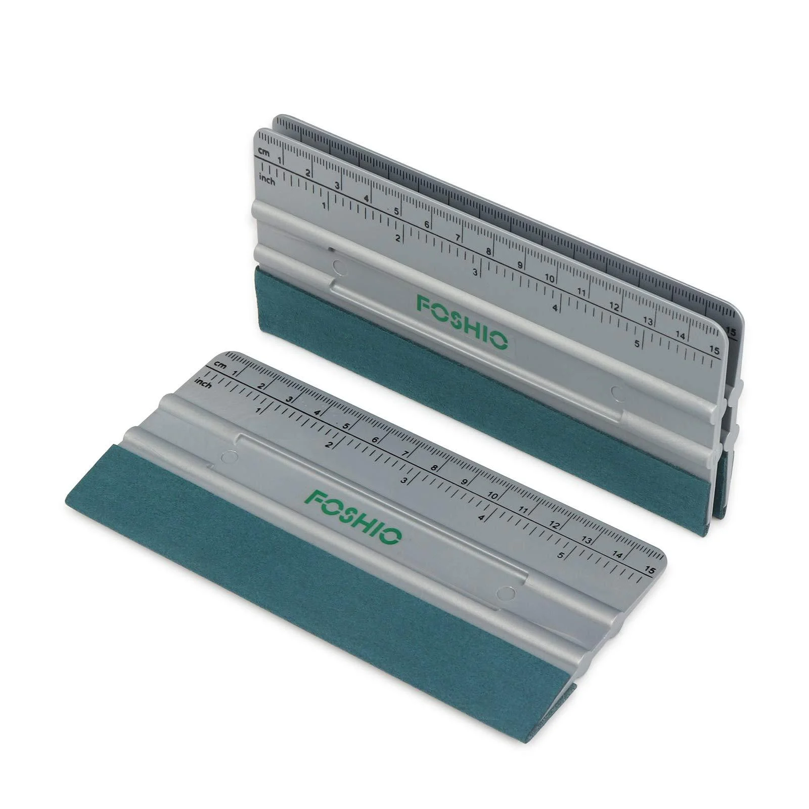 FOSHIO Car Vinyl Wrapping 6-inch Felt Squeegee with Length Measurement (Inch and CM) 3 Pack