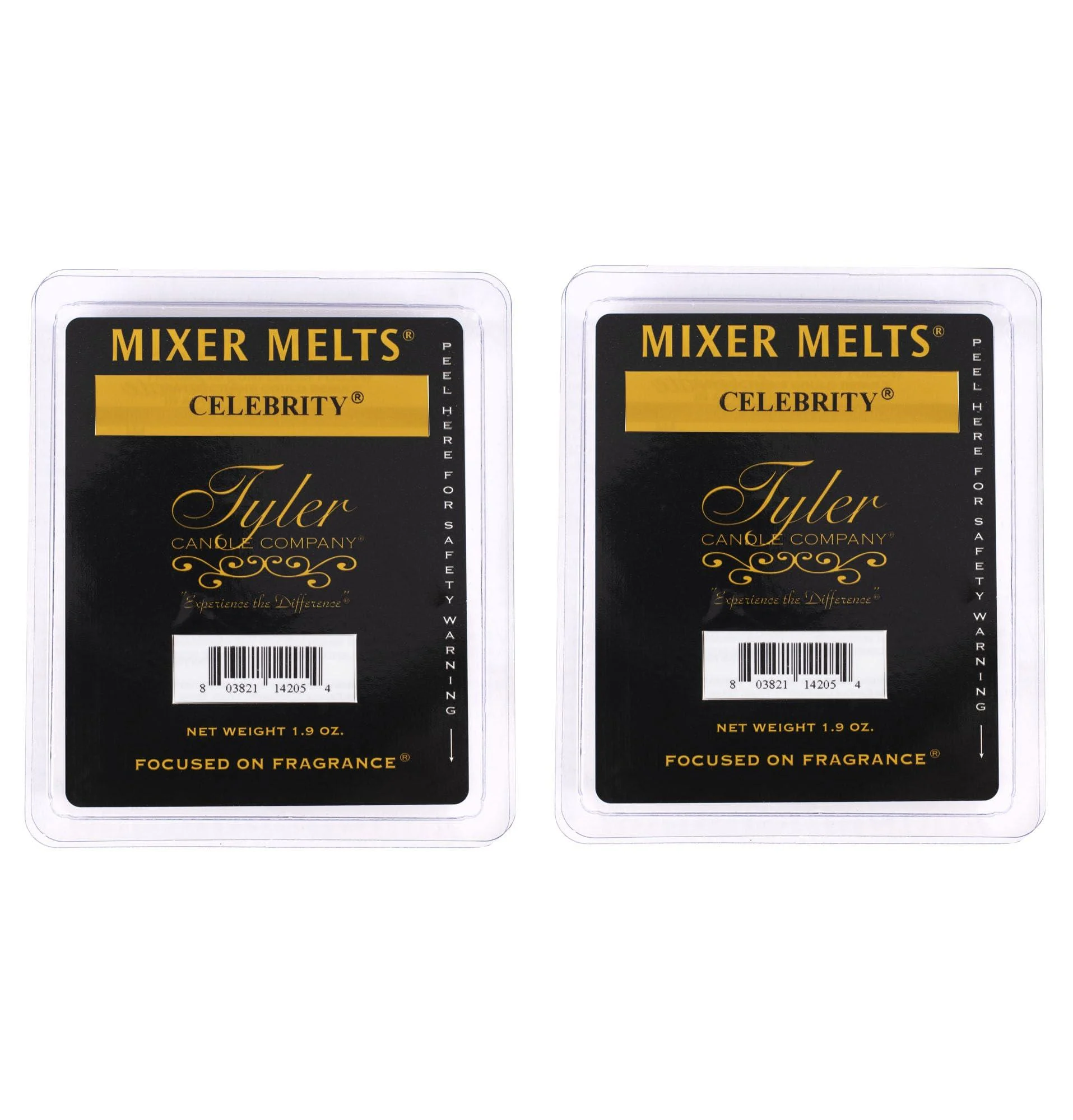 Tyler Candle Company Celebrity 1.9 Ounce Scented Mixer Wax Melt Cubes for Tart Burner Pack of 2
