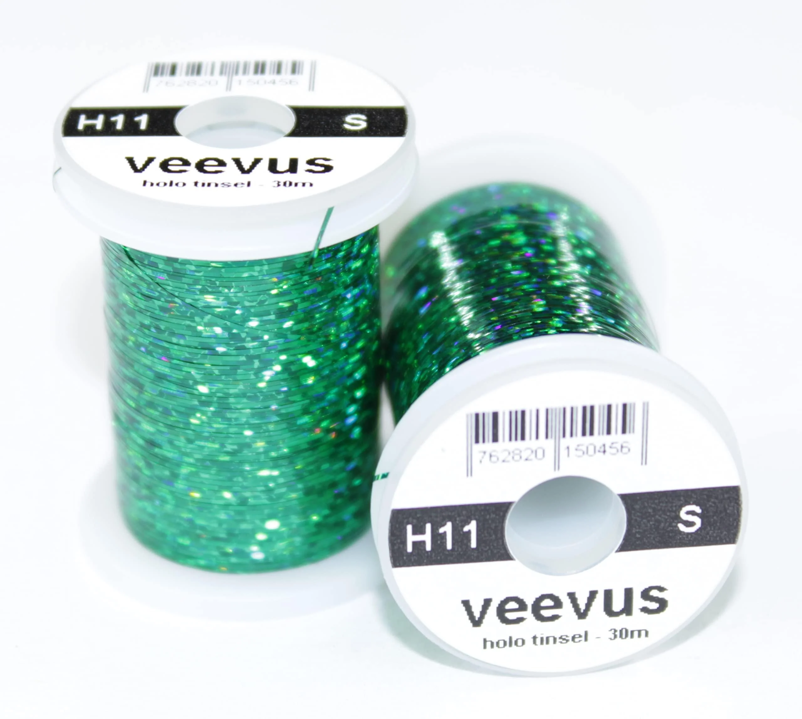 Veevus Holographic Tinsel Green Medium