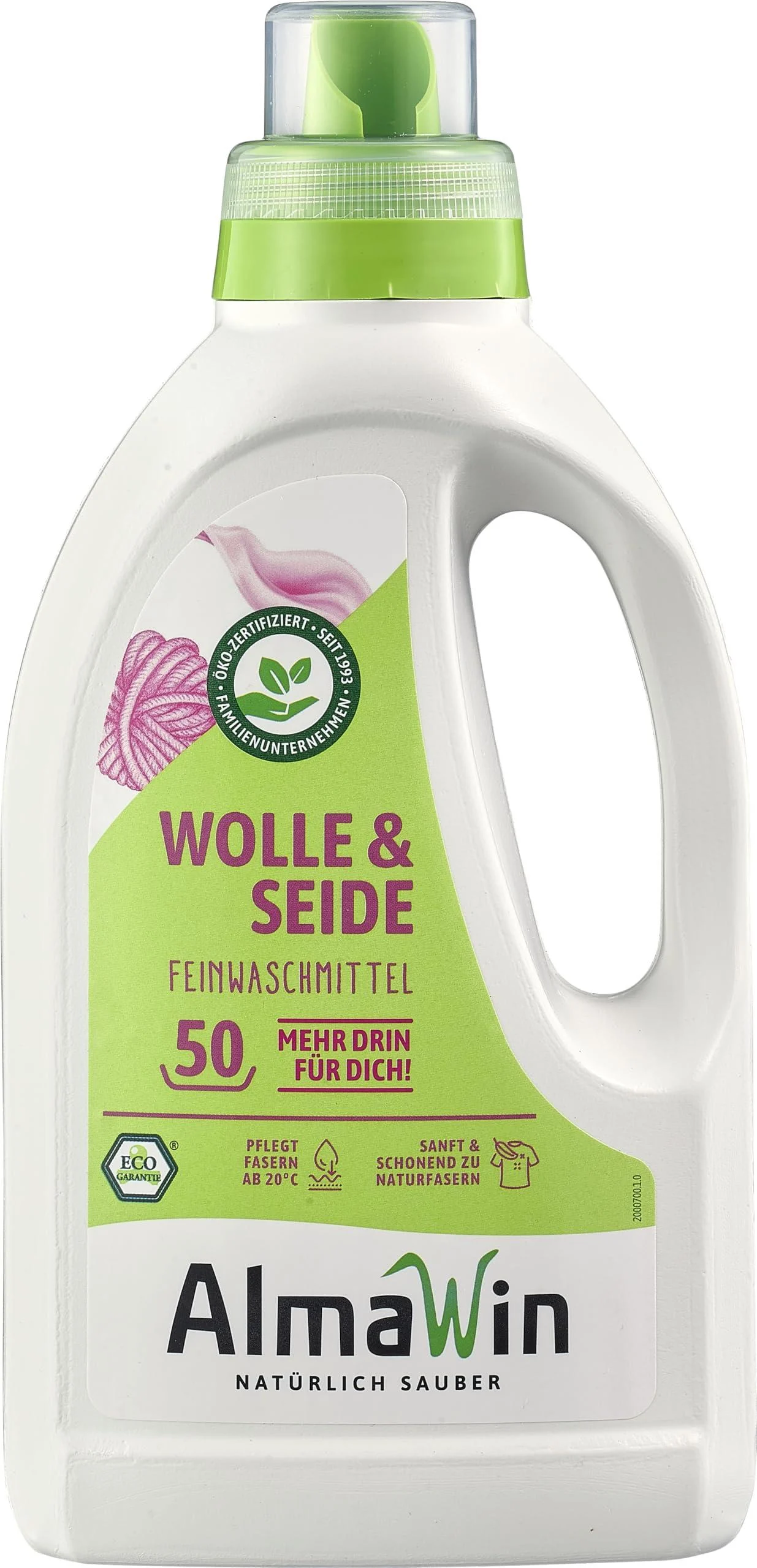 AlmaWin Organic Wool & Silk Detergent (2 x 0.75 l)
