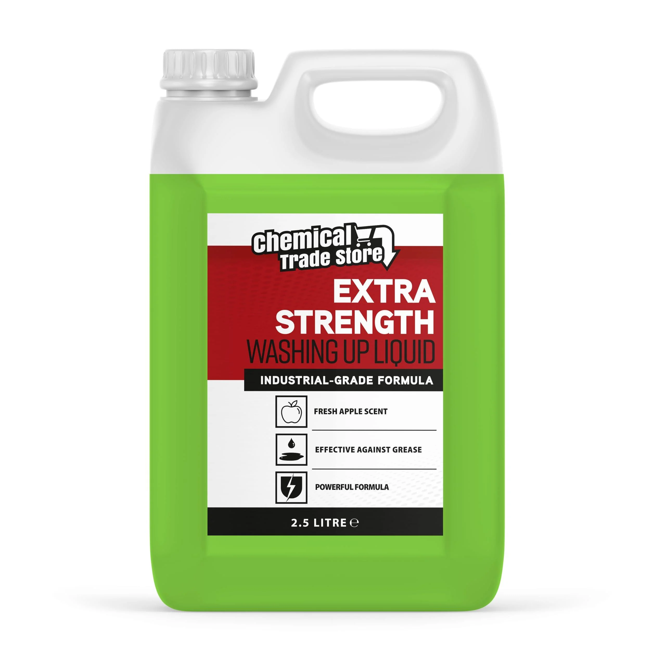 Concentrated Washing Up Liquid - Apple - 2.5 Litre