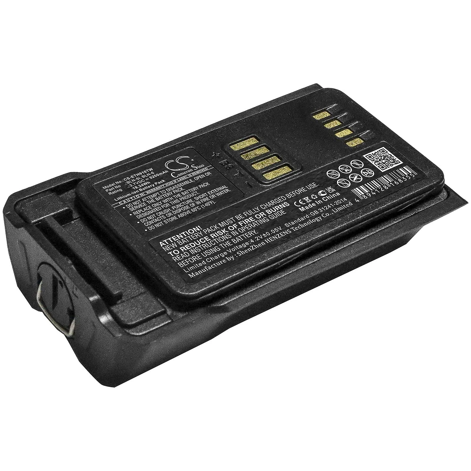 DCH 5200mAh BLN-5i Battery Replacement for Airbus THR9i THR9 THR9 C-30 BLN-6