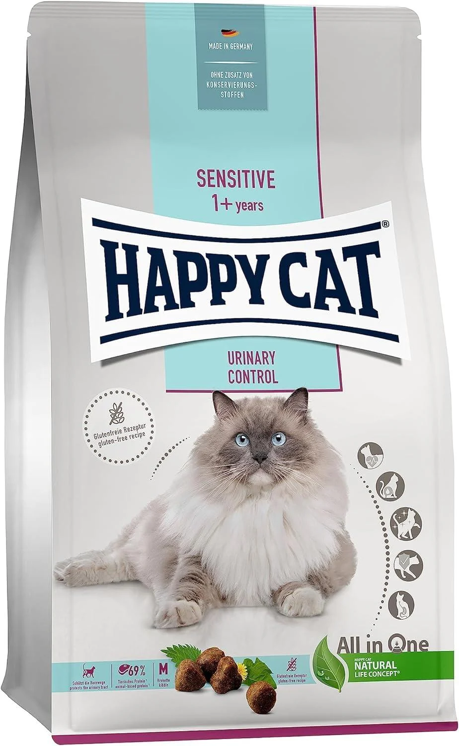 Happy Cat Sensitive Urinary Control 1 3 kg Urinary Control 325 g (4Pack)