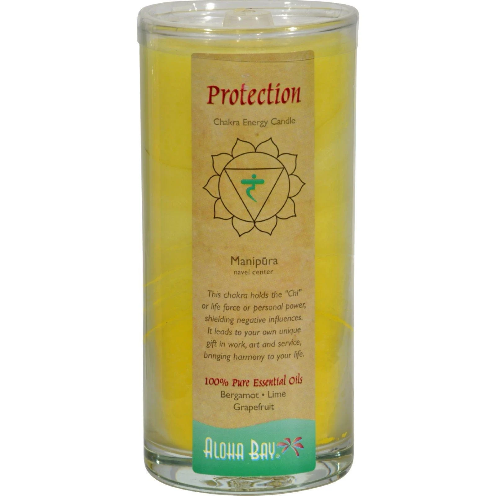 Aloha Bay Chakra Candle Jar Protection - 11 oz