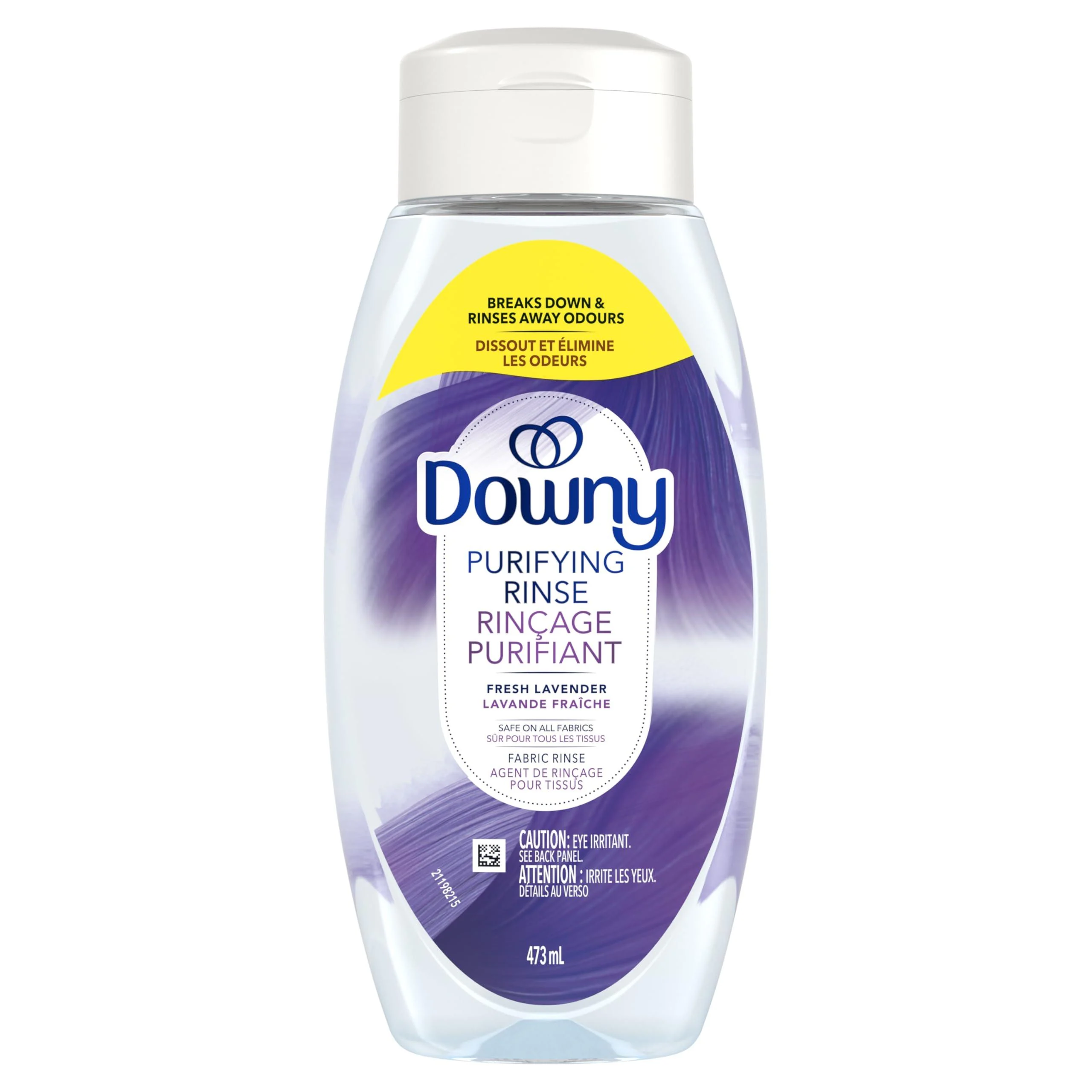 Downy Rinse & Refresh Laundry Odour Remover and Fabric Softener Fresh Lavender Safe On All Fabrics HE Compatible 473ML