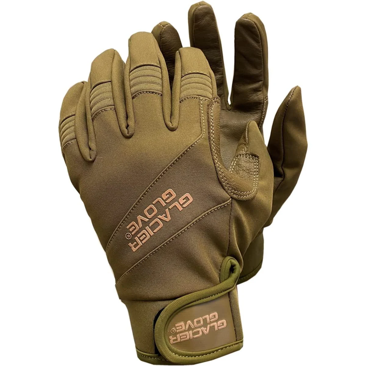 Glacier Glove Guide Full Finger Gloves - Coyote Coyote Large