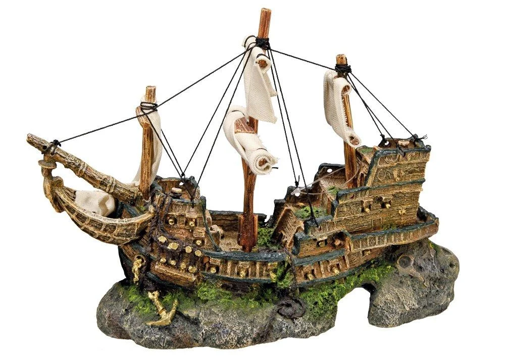 Nobby Aqua Ornaments SHIP 33 x 13 x 23 cm Single
