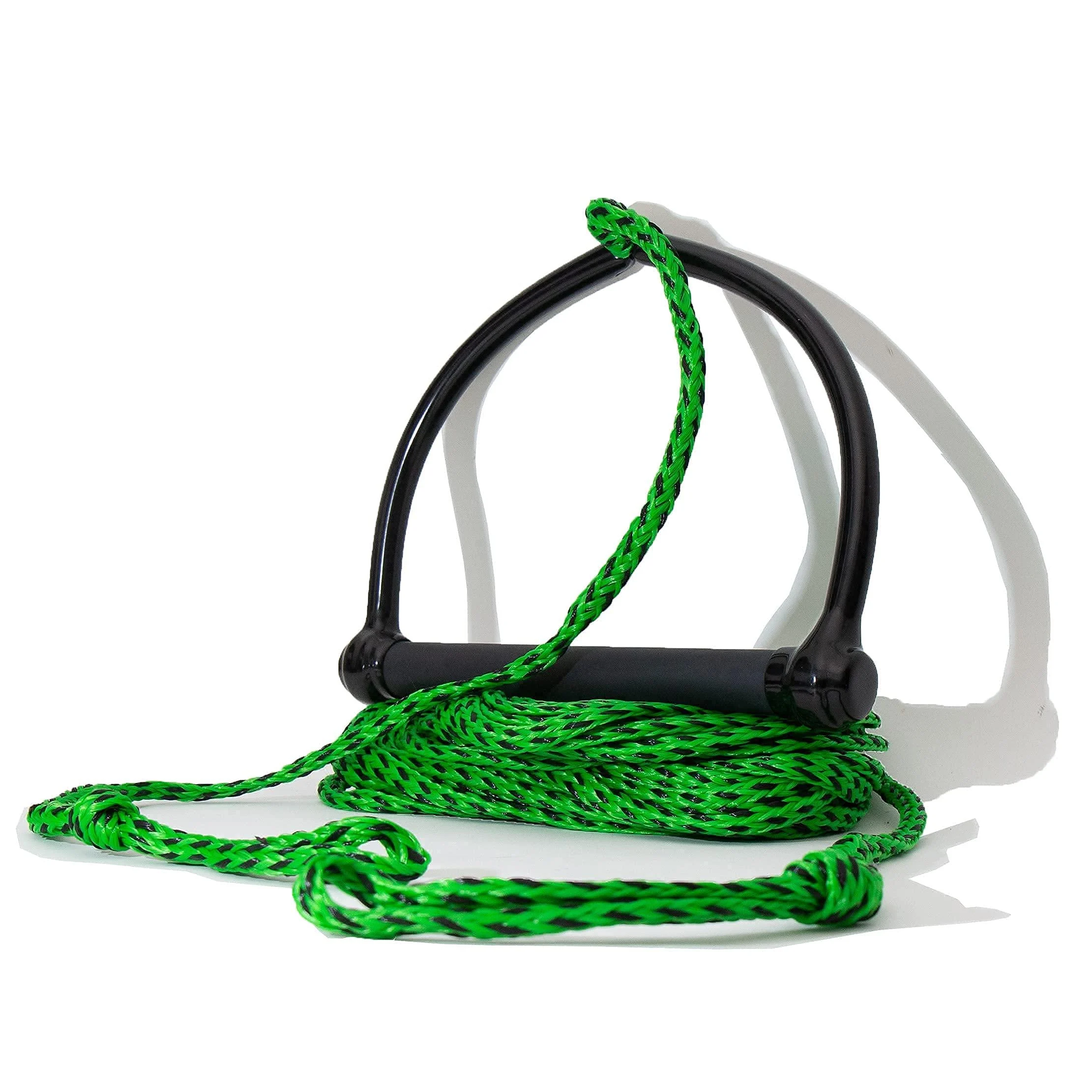 Multi-Purpose 75 Water Ski Rope with Handle - Tangle-Proof - Durable Green