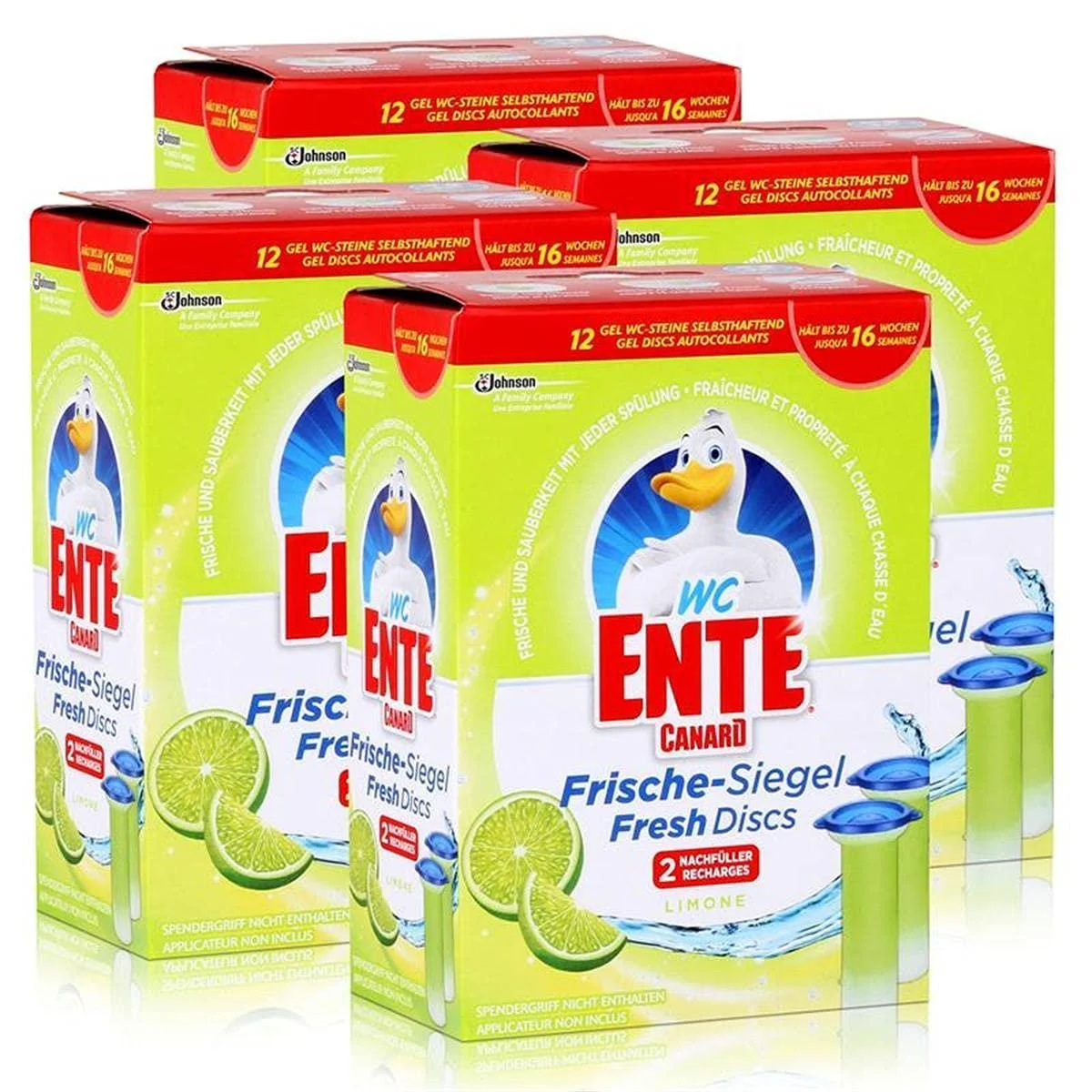 4x WC Duck Fresh Seal Refill Lemon - TK.JP