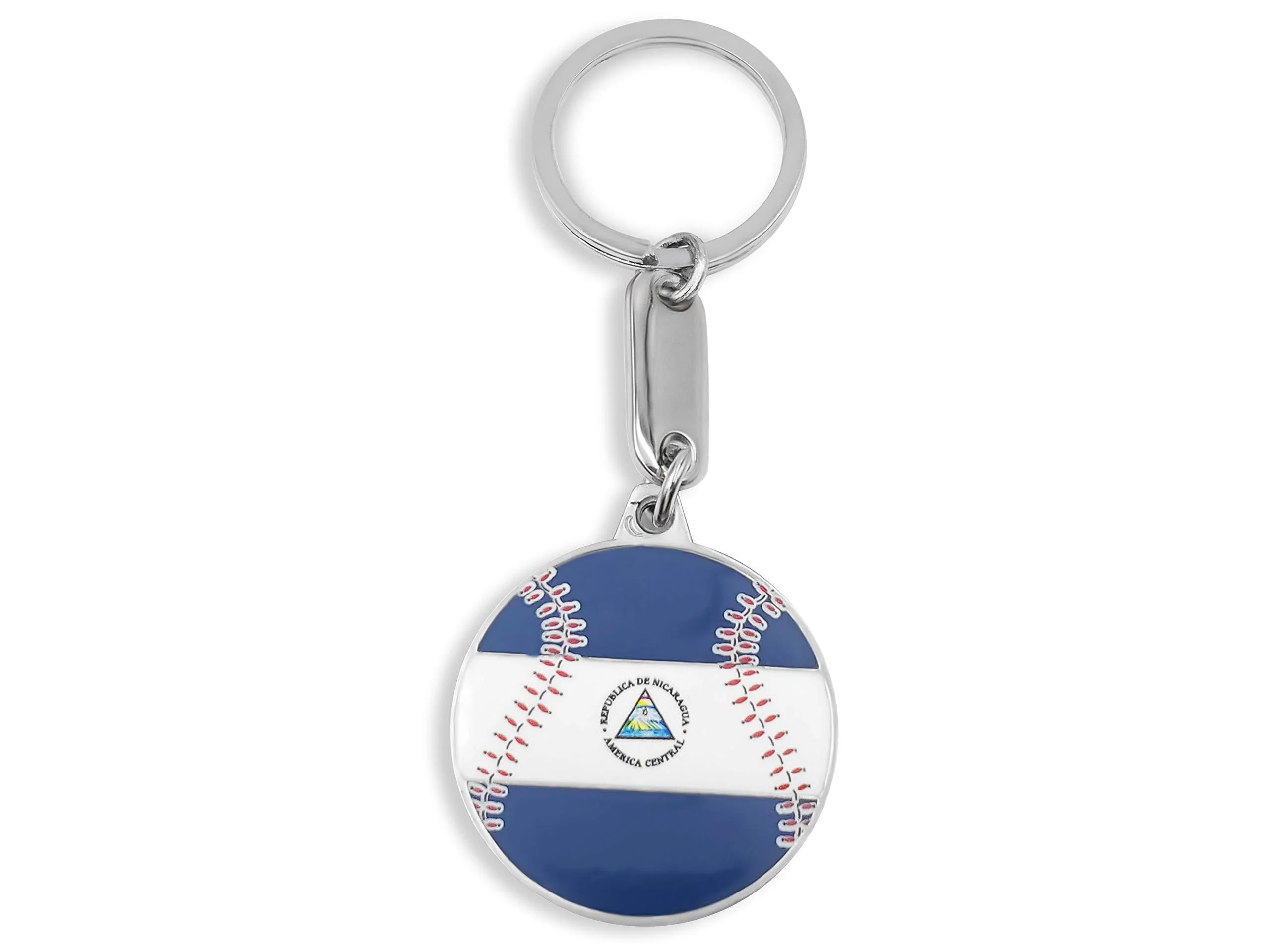 flagsandsouvenirs Keychain NICARAGUA BASEBALL