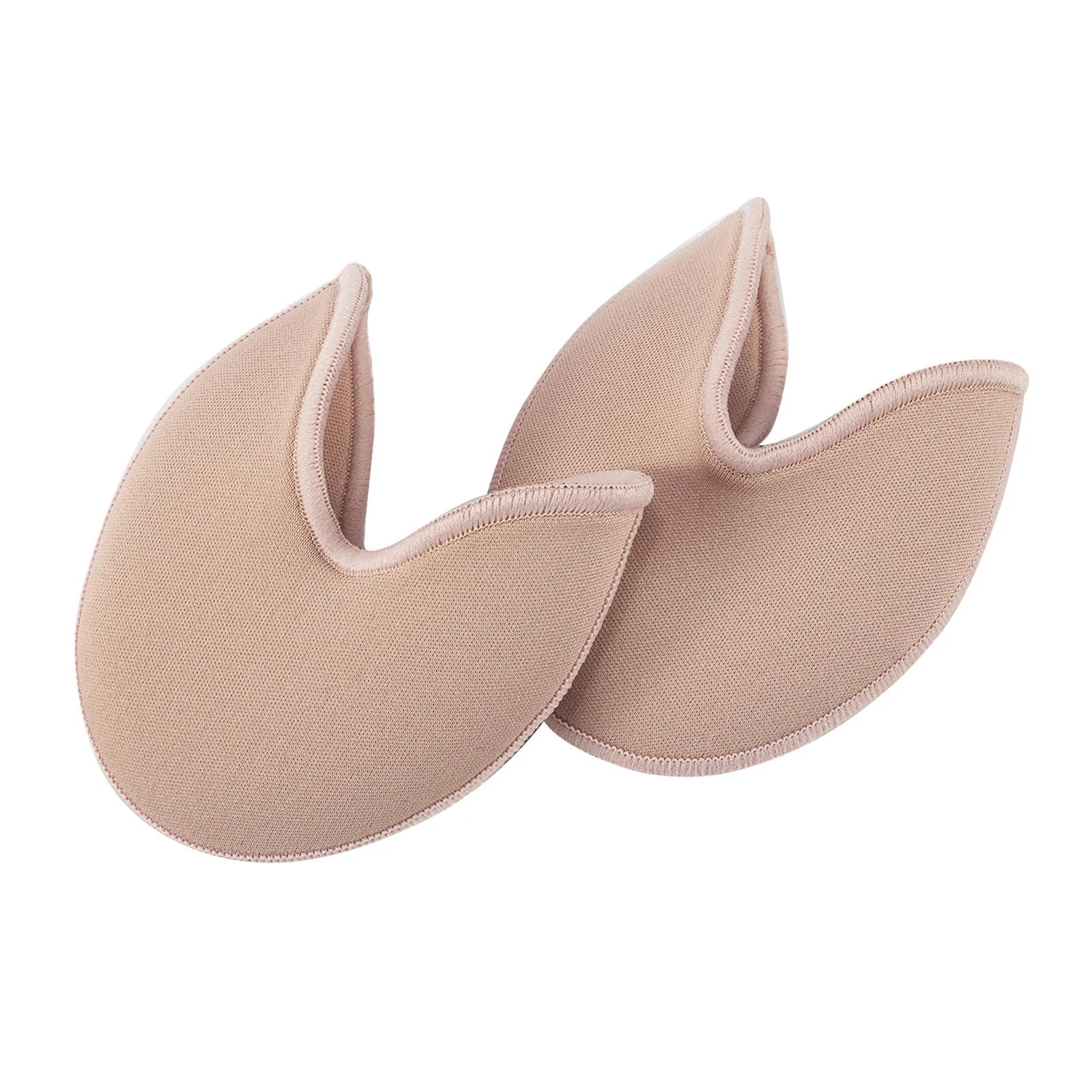Ballet Pointe Shoe Socks Pad Knitted Fabric Toe Cap Cover Ballet Toe Pads for Pointe Shoes Toe Caps and Toe Protectors Gel Toe Covers High Heels Toe Caps for Women (Short) - UOMIO