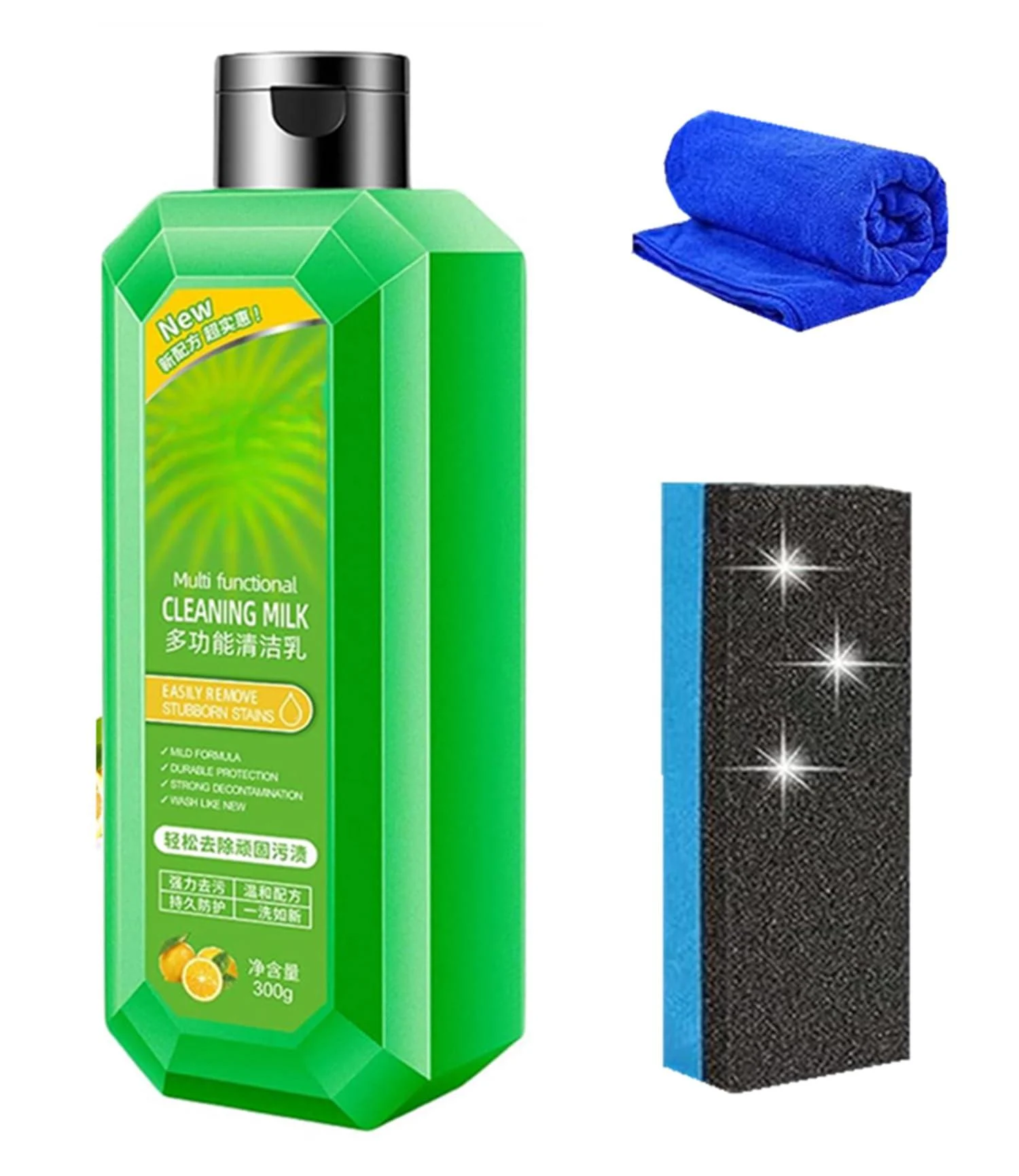 Powerful Multifunctional Cleaner Versatile and High-Performance Cleaning Agent Multi Functiona Foam Cleaner Spray Powerful All Purpose Surface Cleaner for Kitchen Bathroom Car (1pcs)