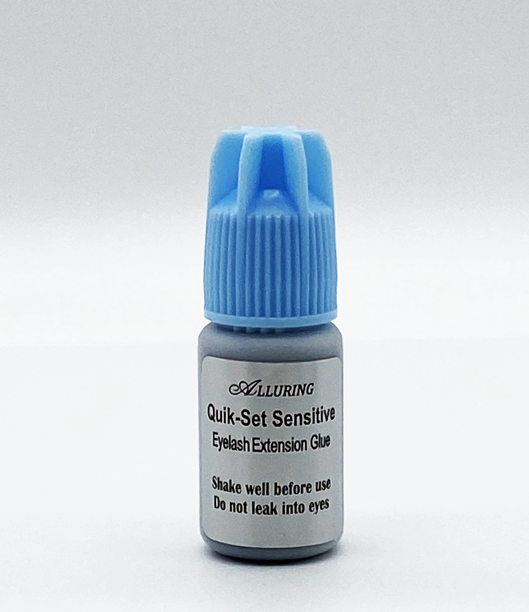 Alluring Quik-Set Fastest Drying Time Sensitive Glue for Sensitive Clients - Great Retention 3-4 weeks Fast Setting Time 2-3 Secs (5ml Size) 3ml Size