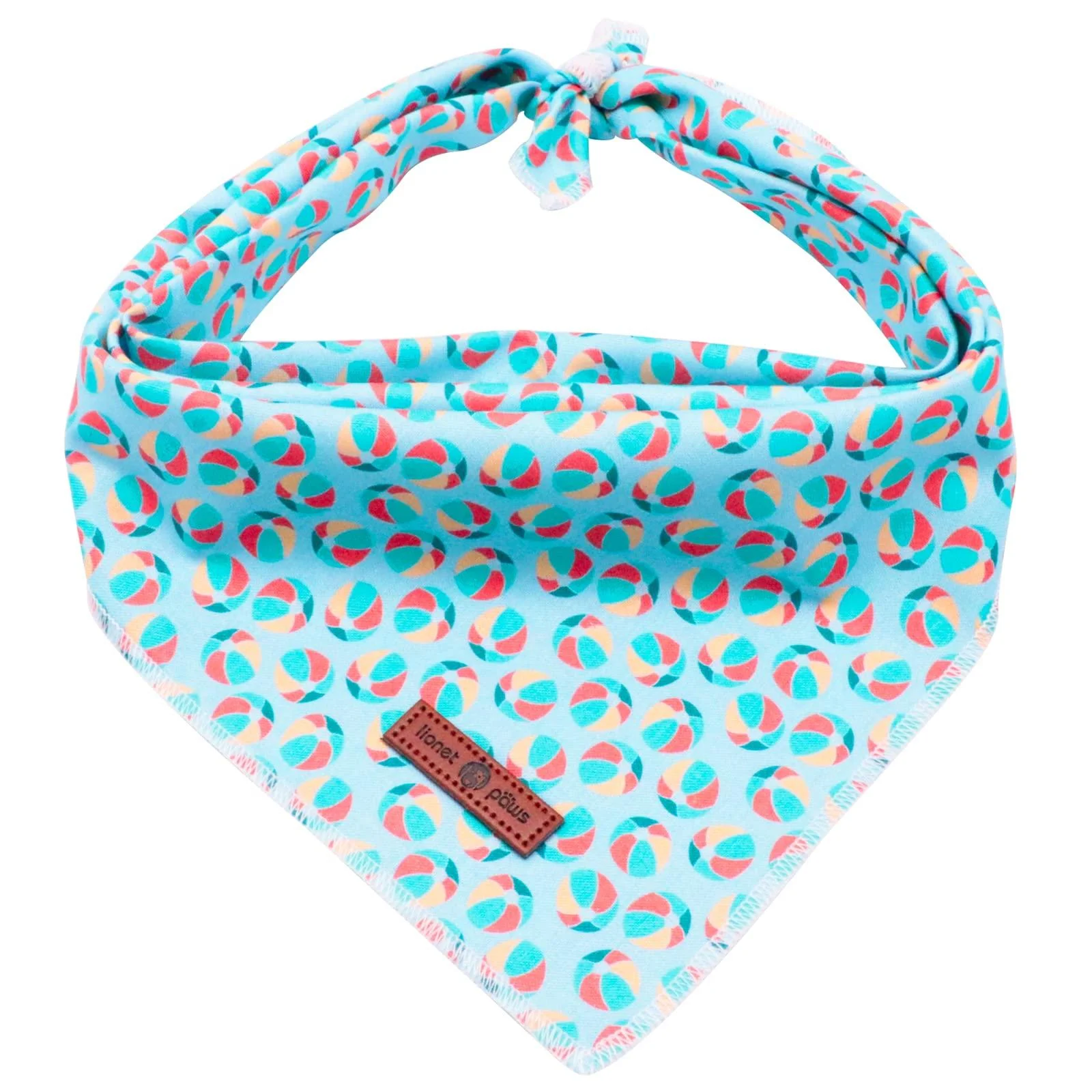Lionet Paws Dog Bandana Headscarves Dog Scarf Triangular Scarf for Small Medium and Large Dogs S Water Polo