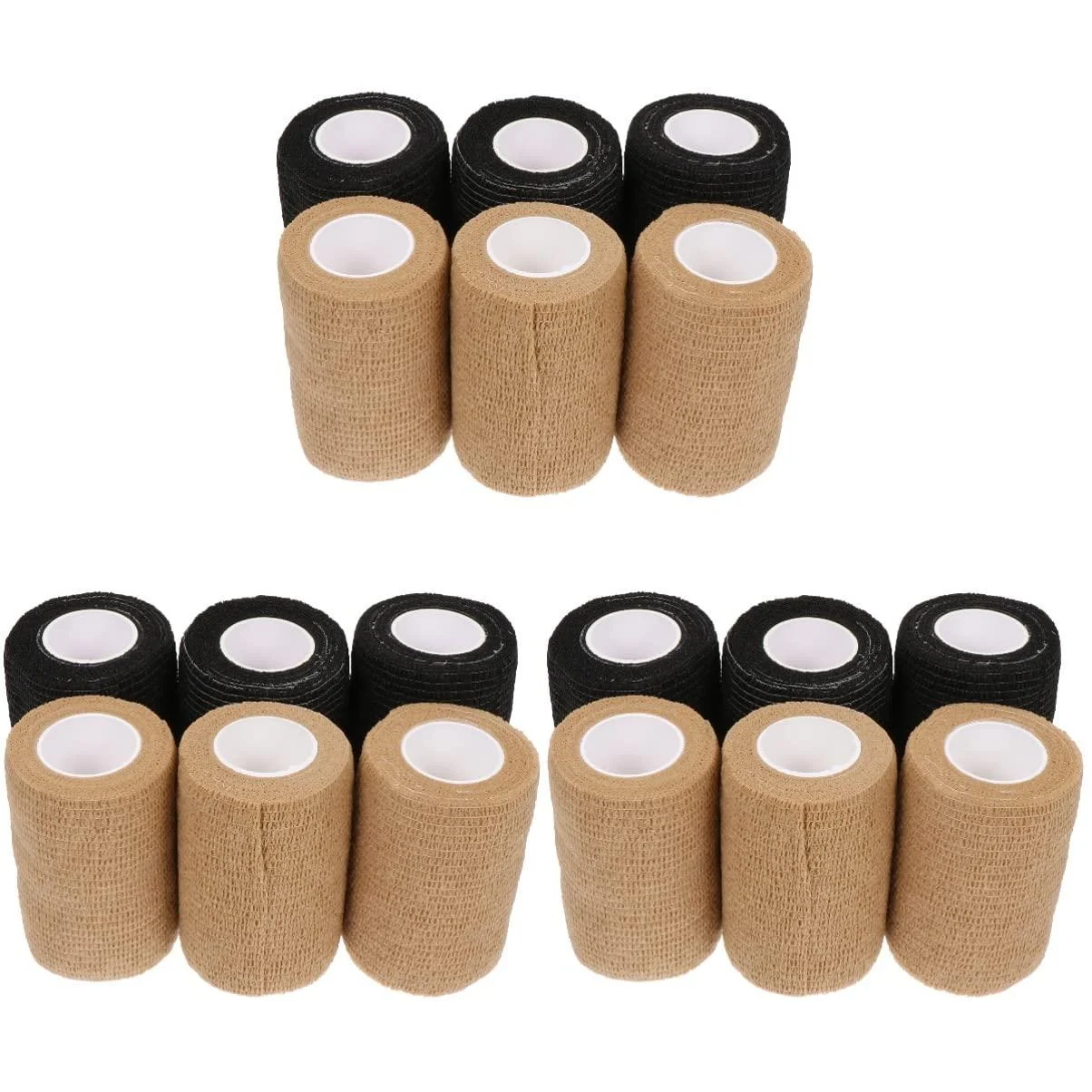 18 Pcs Elastic Emergency Athletic Elastic Tape self Adhesive wrap cohesive wrap Sticky wrap Ankle Combination Polyester Protection - Healifty