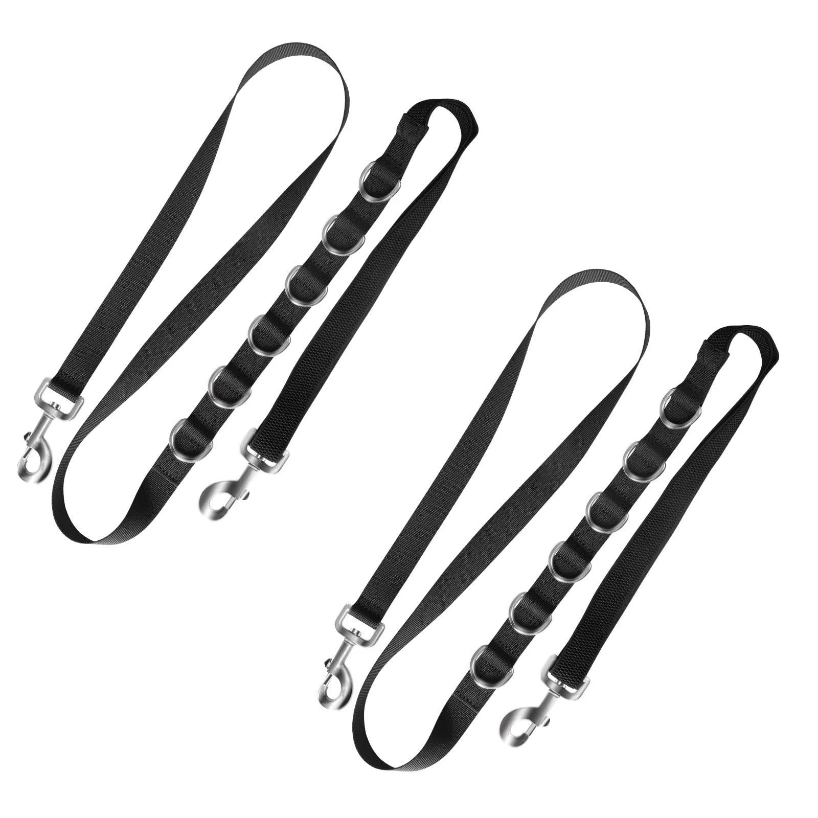 Harrison Howard Side Reins with Snap Hooks Easy Adjust Durable Training Product Pair Black