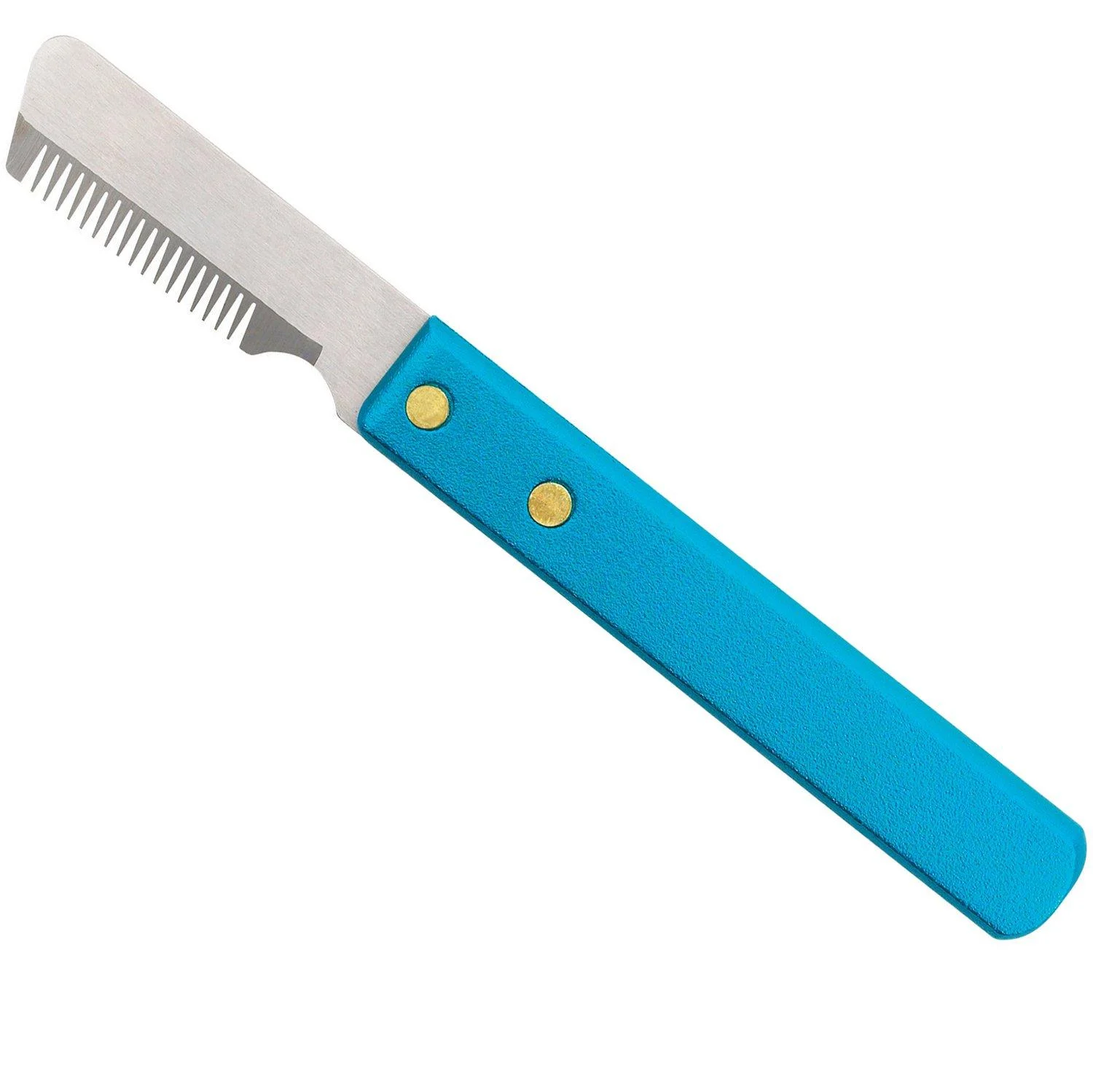 Master Grooming Tools 6-3/4-Inch Stainless Steel Pet Stripper Knive, Fine Medium