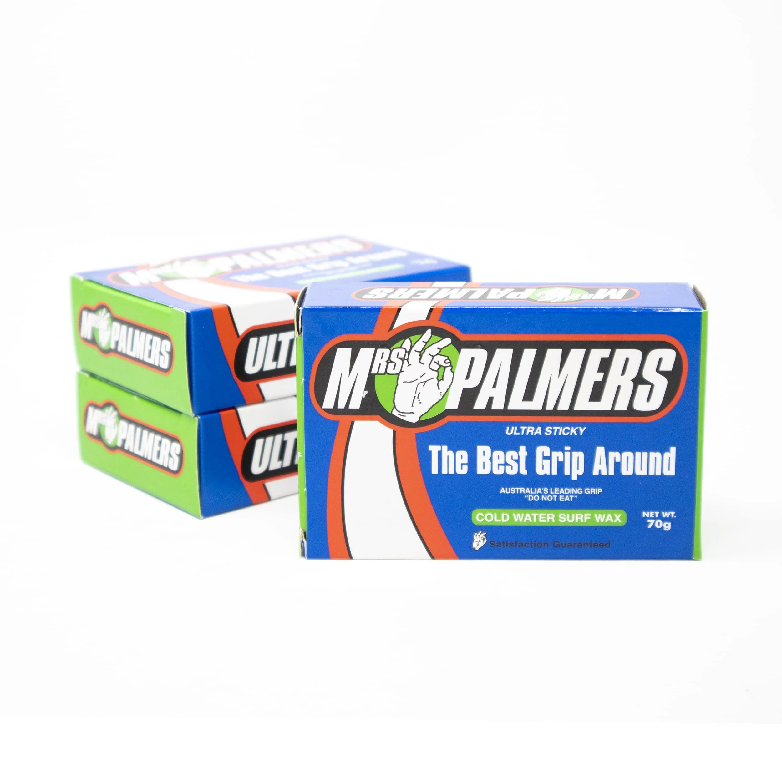Mrs. Palmers Surf Wax 3 Pack Cold - Mrs Palmers Wax