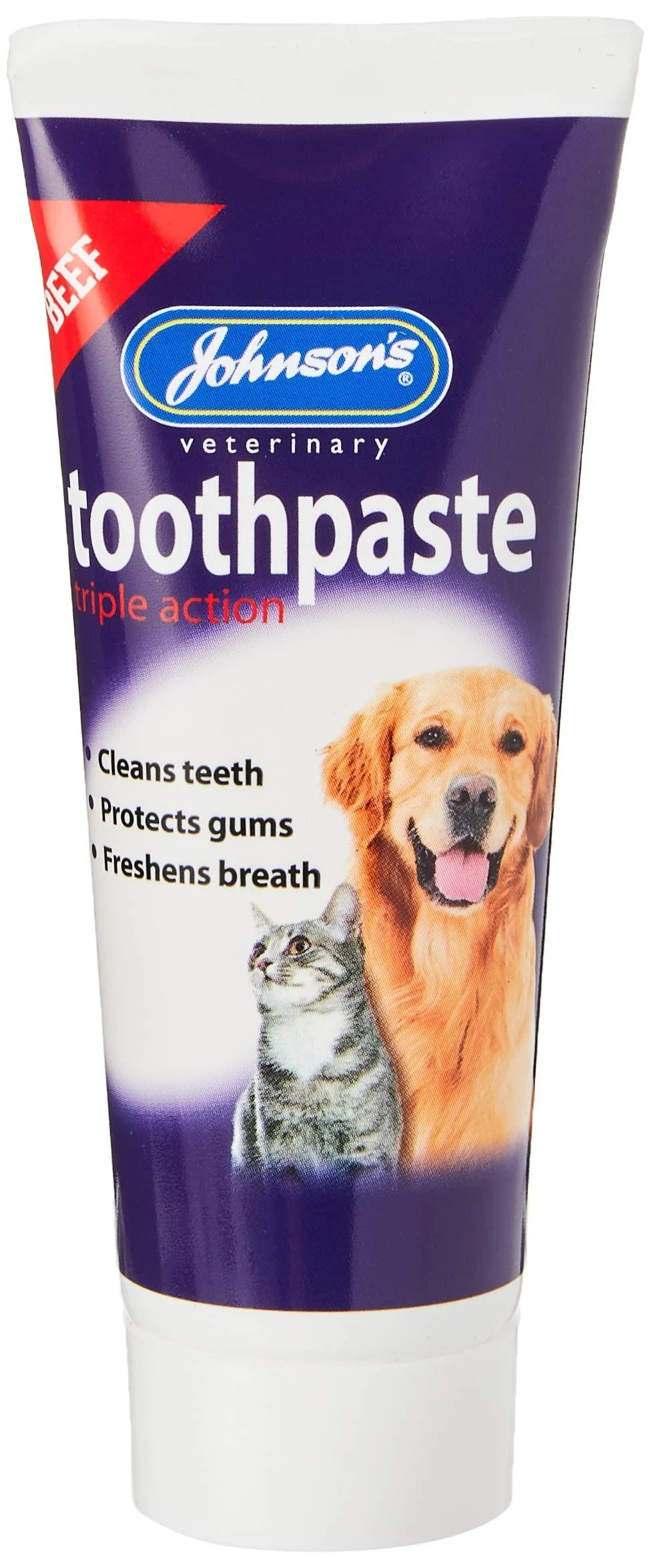 Johnsons Beef Flavoured Toothpaste White 50 gm