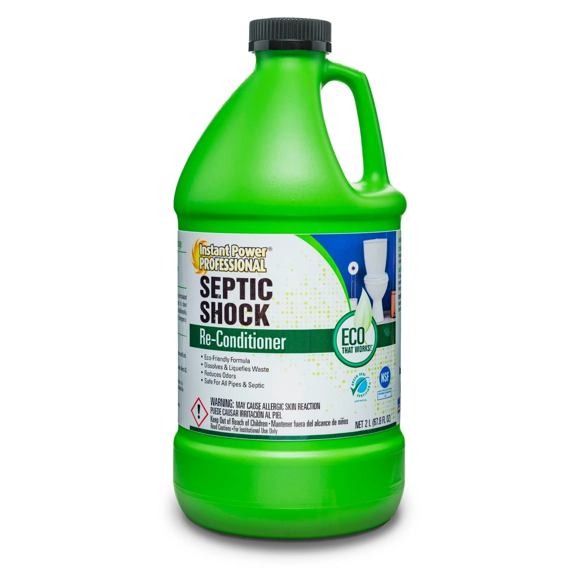 Instant Power Professional Septic Shock Re-Conditioner Septic Tank System Treatment - 67.6 Fl. Oz 67.6 Fl. Oz. 8817