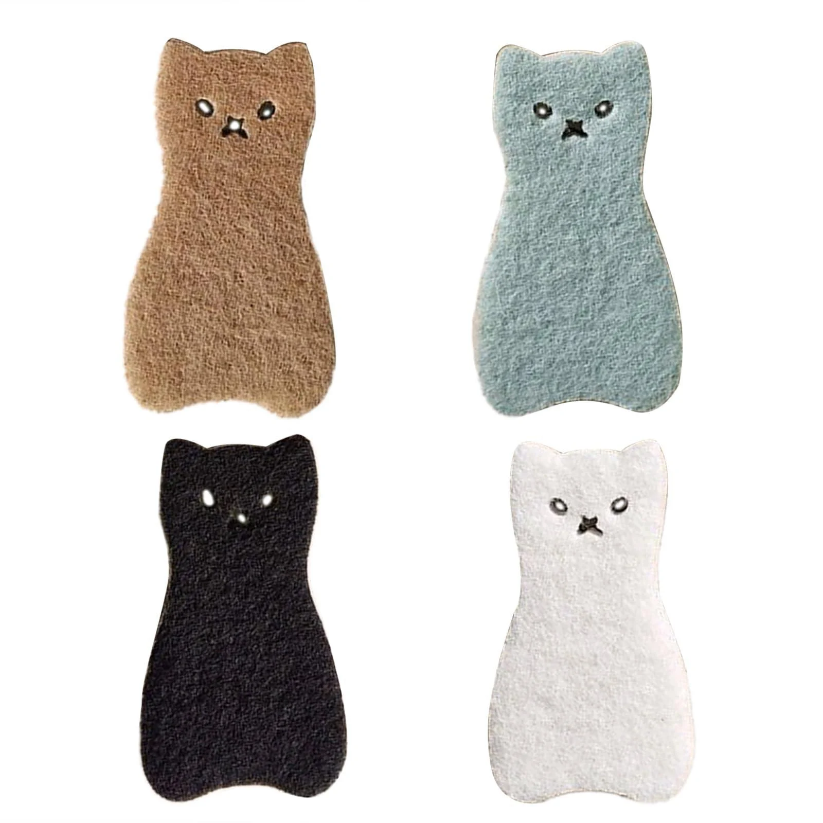 4PCS Cleaning Sponge Shaped Sponges Pad Set Absorbent and Quick Drying Perfect for Everyday Cleaning Comfortable - Raisbdsuiuy