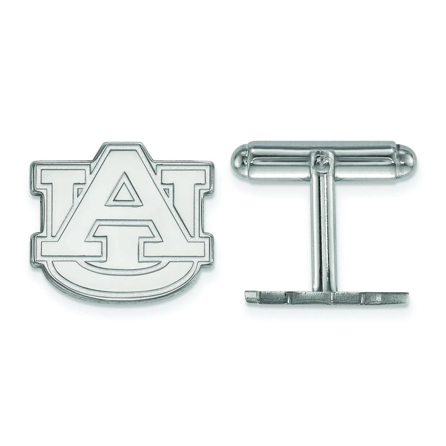 Auburn Cuff Links (Sterling Silver) - LogoArt