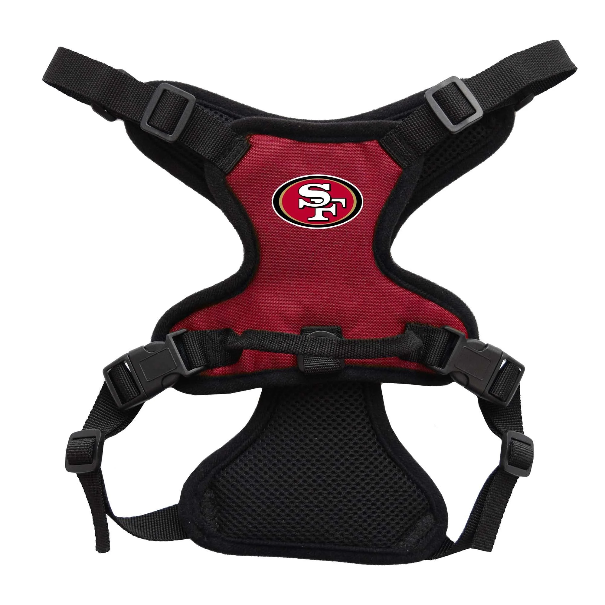 Littlearth Unisex-Adult NFL San Francisco 49ers Front Clip Pet Harness, Team Color, Small