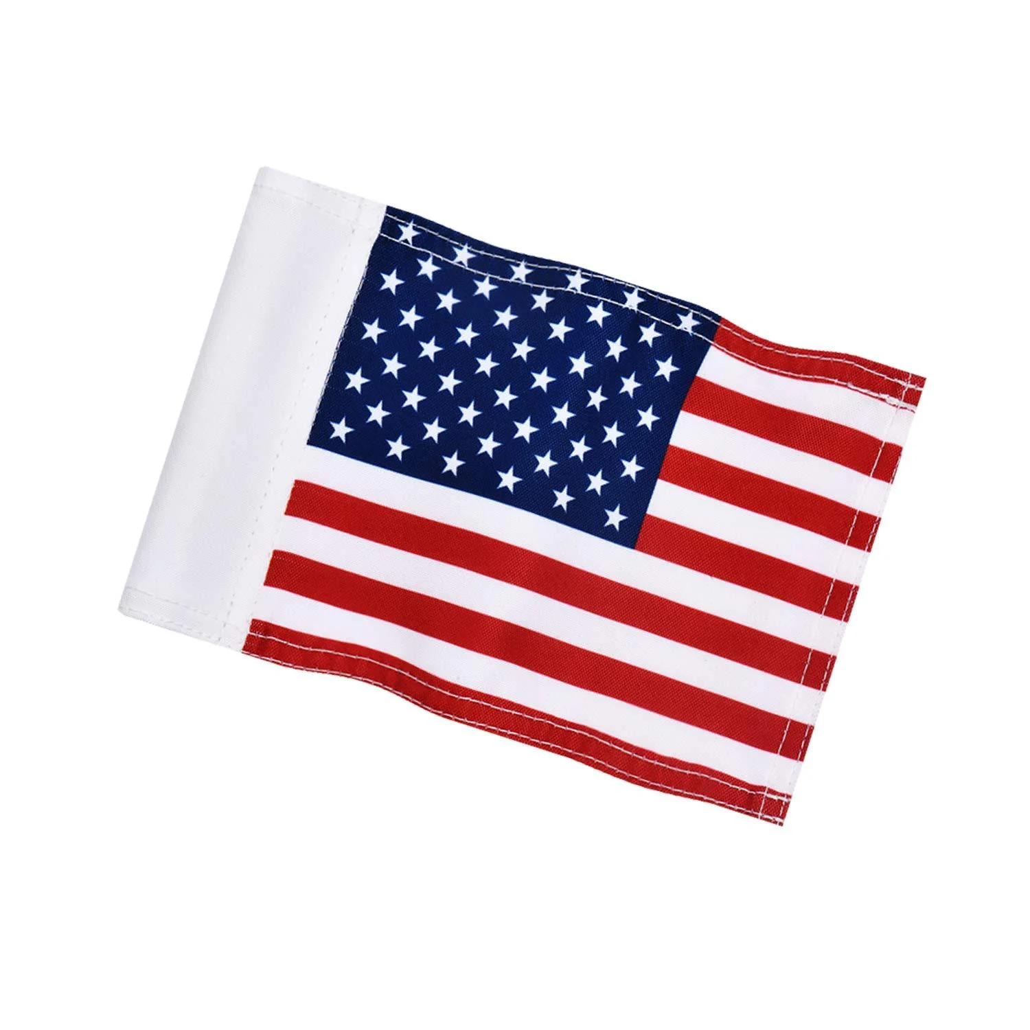 KINGTOP US Golf Flag Double-Sewn American USA Flags Regulation Tube Flag Augusta National Flag Practice Putting Green Flag for Yard 420D Nylon Mini Pin Flags 8 L x 6 H USA Flag- 1pack