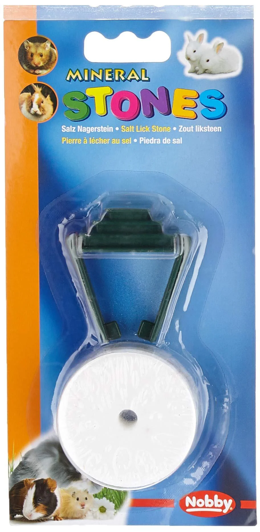 Nobby salt lick for rabbits with holder 84 g 1 piece (1 pack)